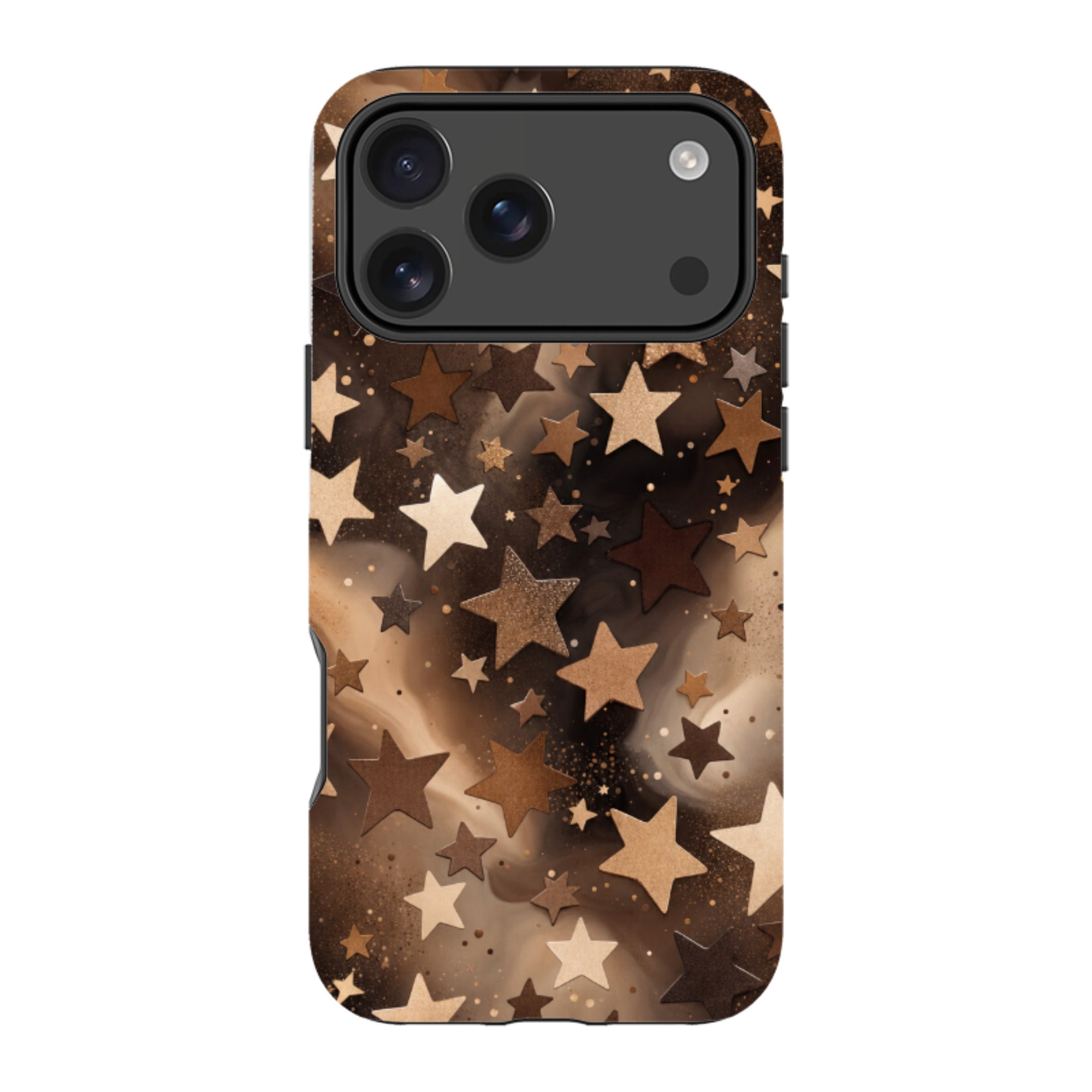 iPhone MagSafe Tough Case - Bronze Galaxy Star