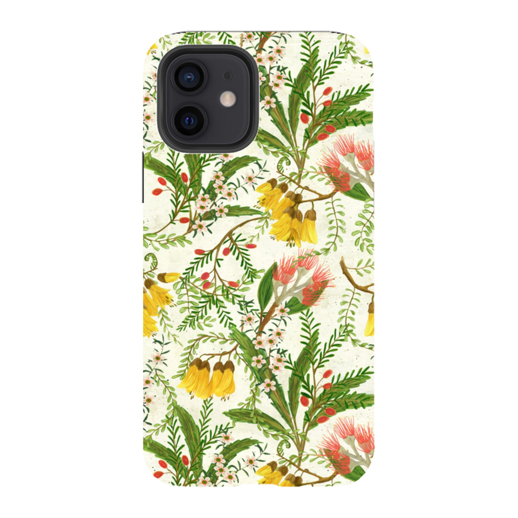 iPhone Tough Case - Kowhai And Bottle Brush By Katherine Quinn