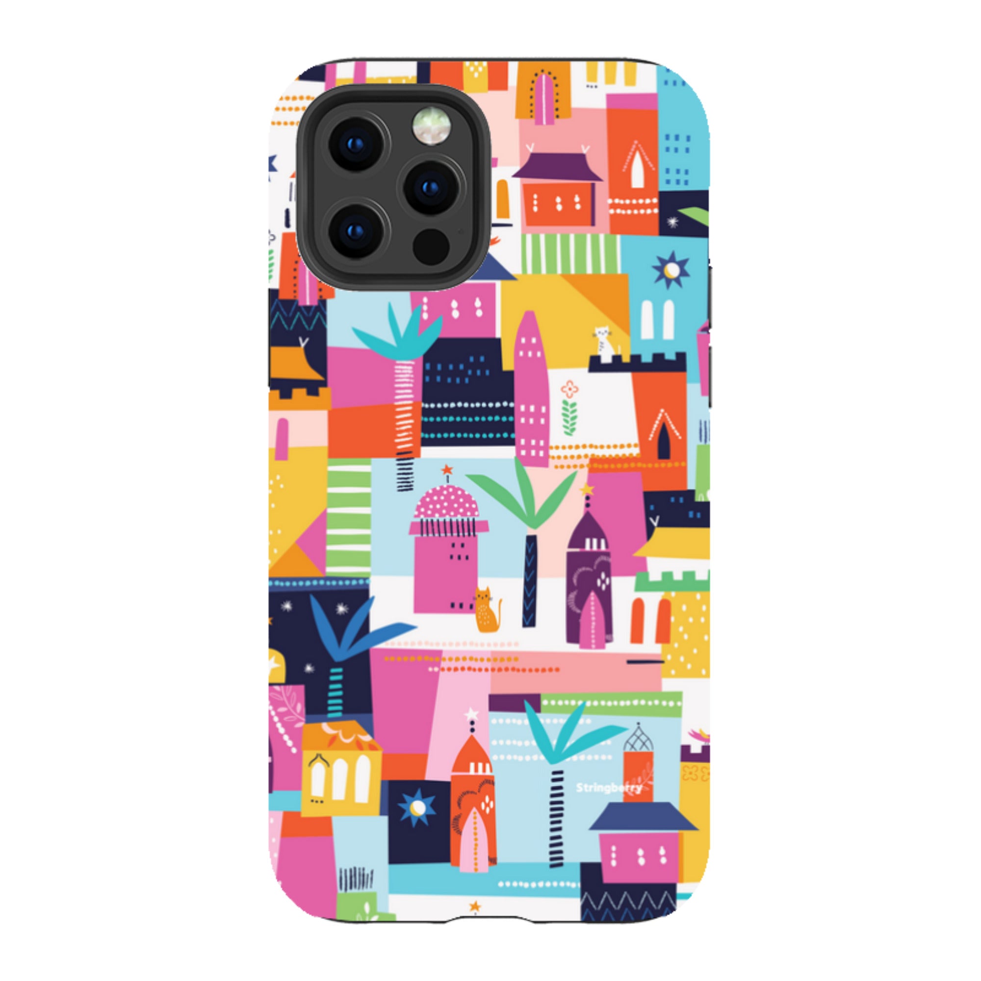 iPhone Tough Case - Houses By Ali Brookes