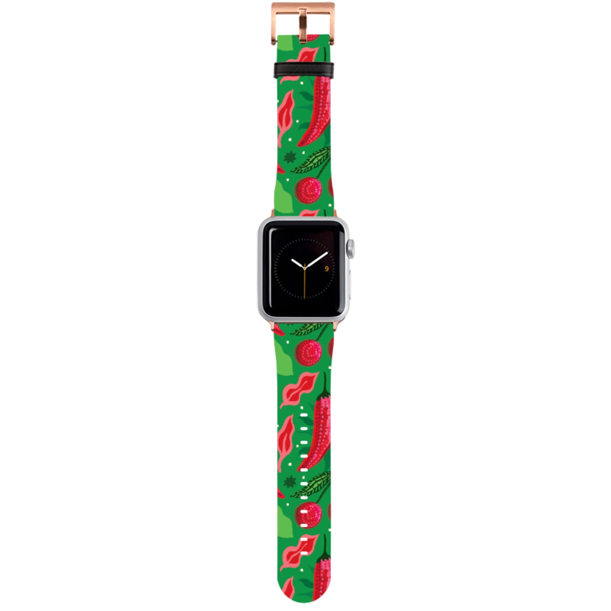 Chilli Cherry 1 Apple Watch Strap By Emma Frances Grant