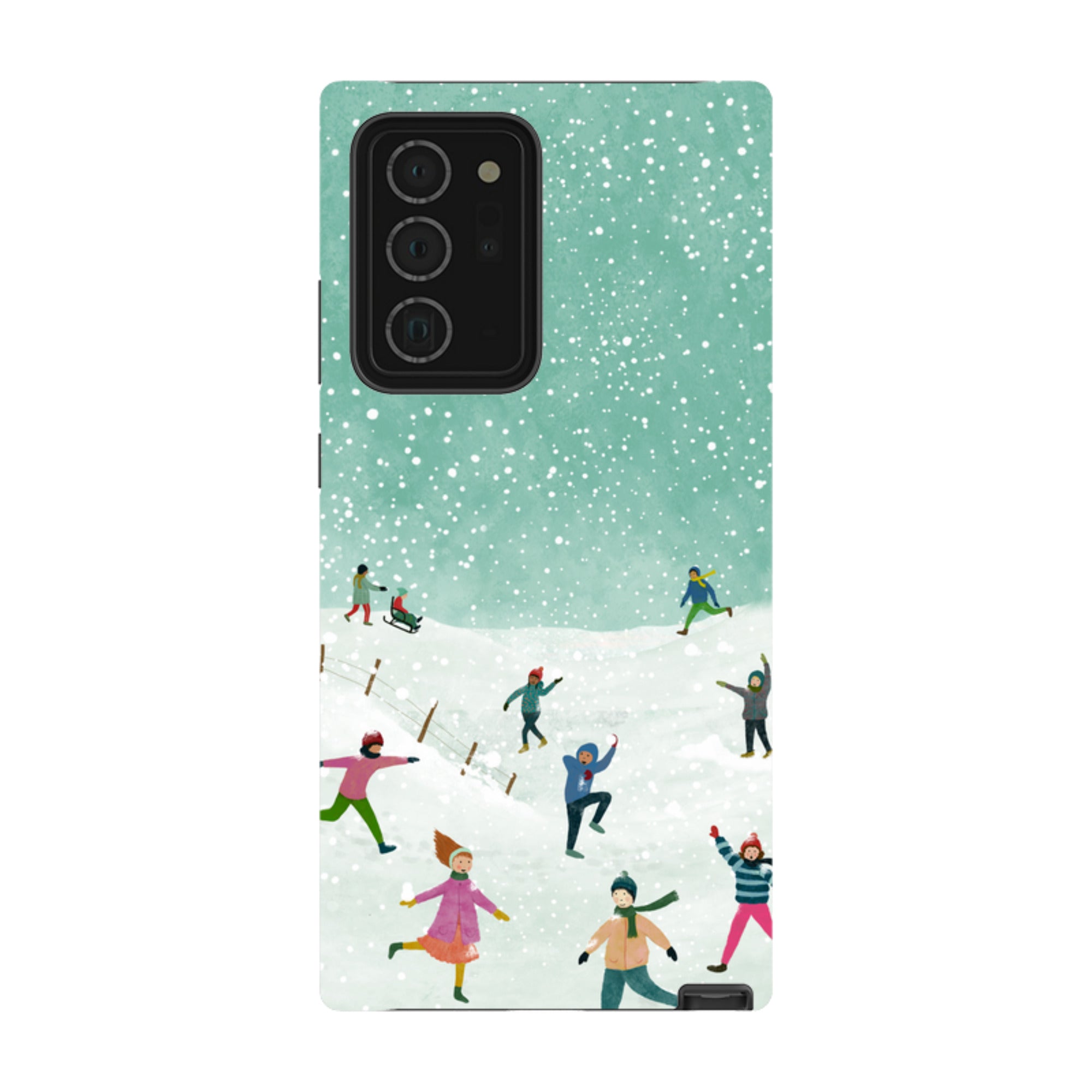 Samsung Tough Case - Snowball Fight By Katherine Quinn
