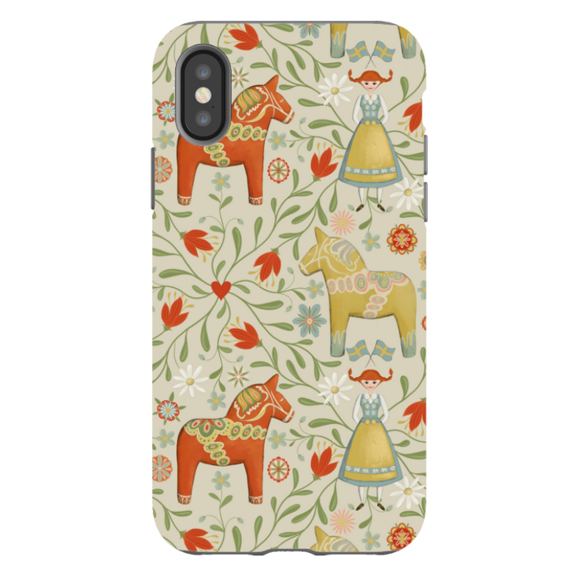 iPhone Case - Dala Horse By Maja Lindberg