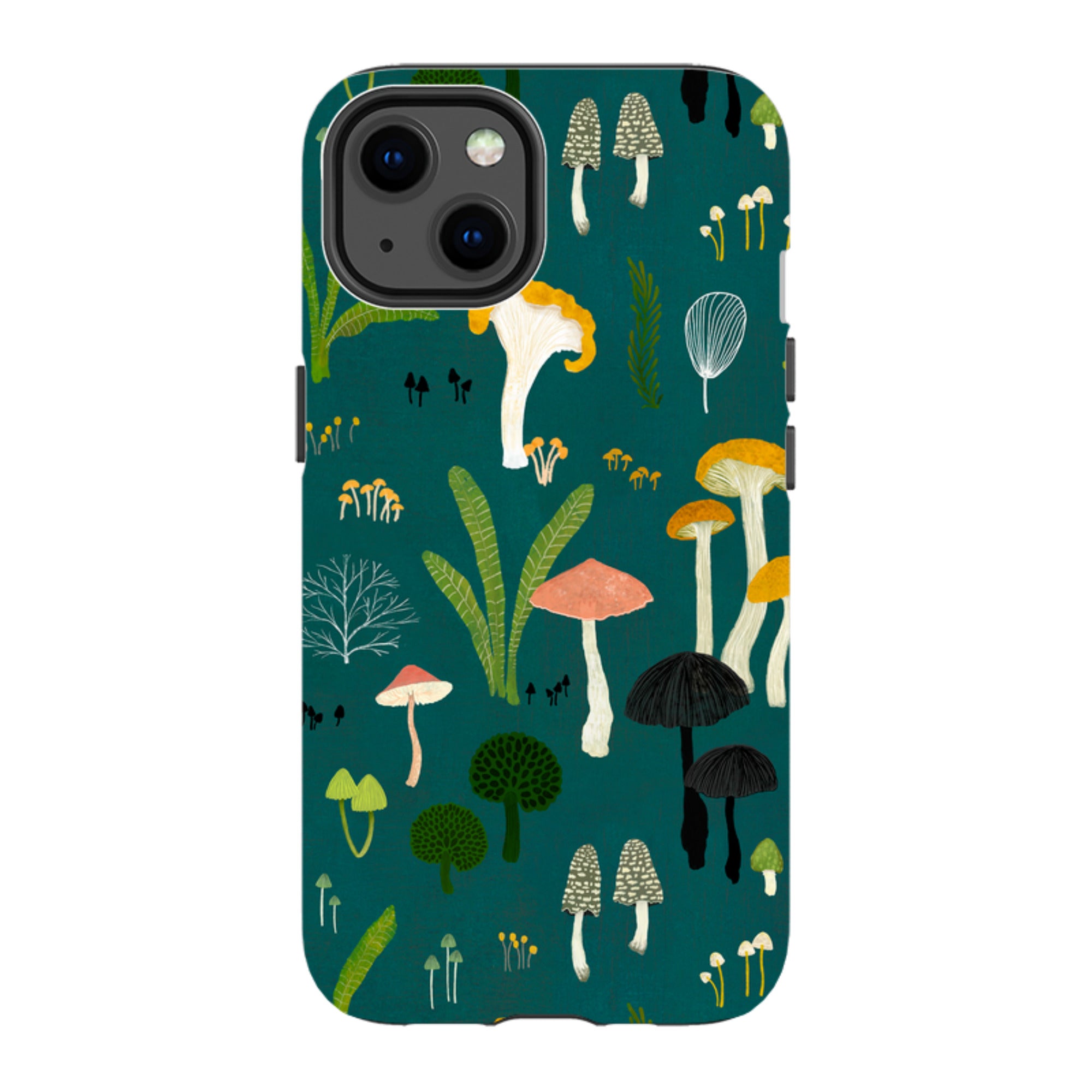 iPhone MagSafe Tough Case - Mushroom Lake By Katherine Quinn