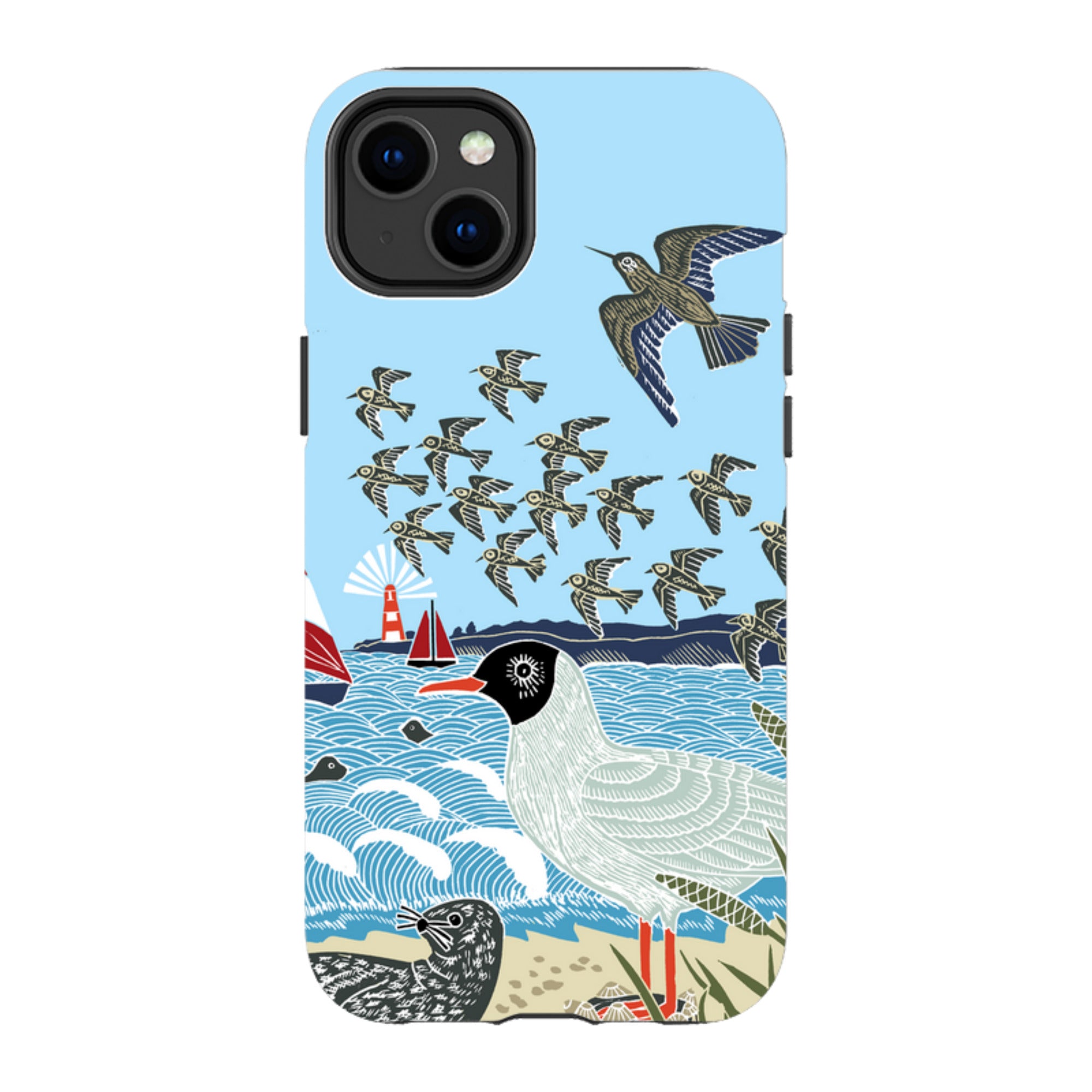 iPhone Case - Seagulls and Seals By Kate Heiss