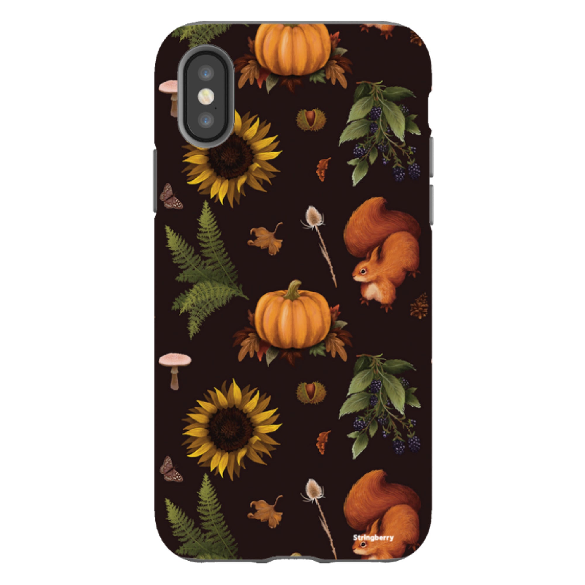 iPhone Tough Case - Autumn Pattern I By Anna Stead