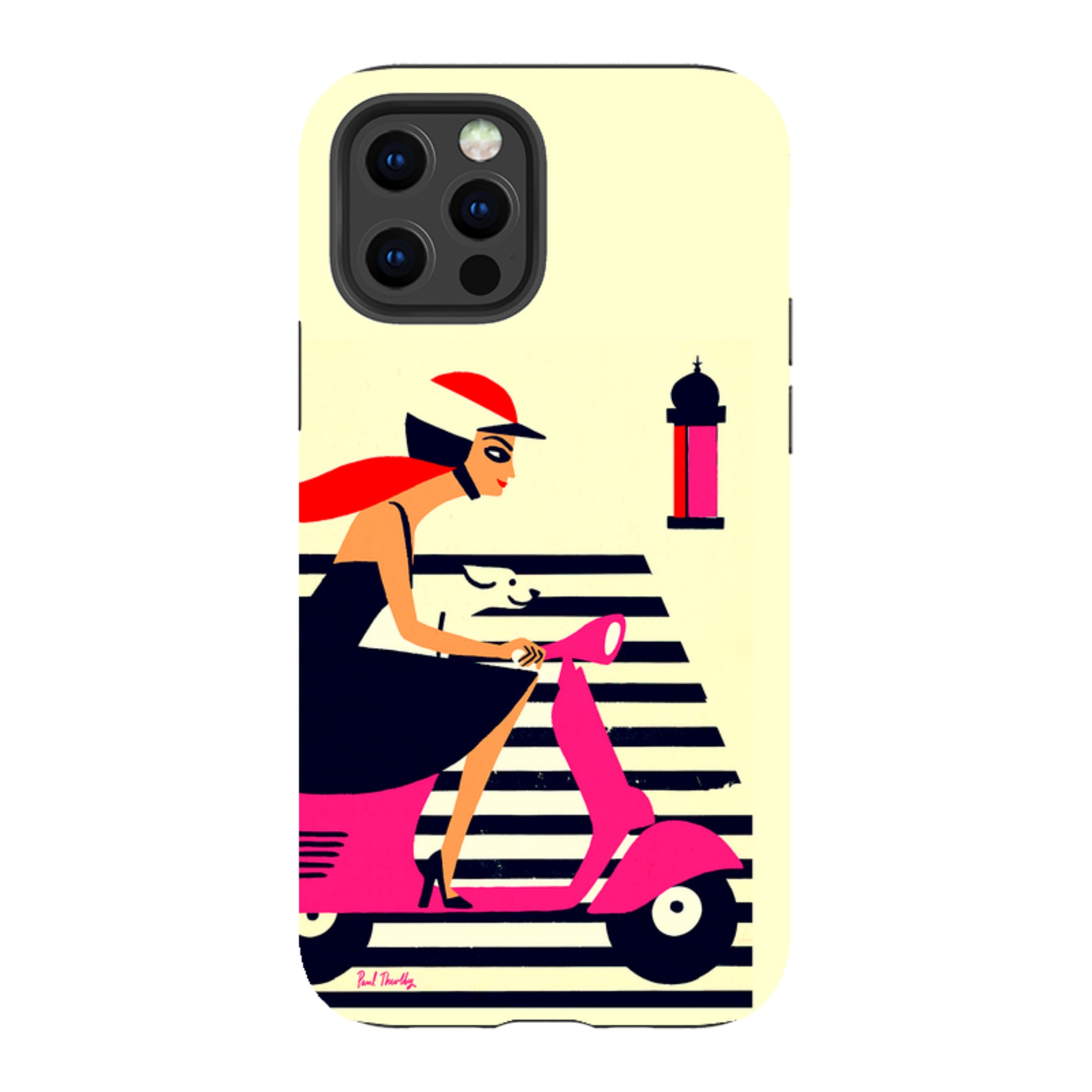 iPhone Tough Case - Vespa By Paul Thurlby