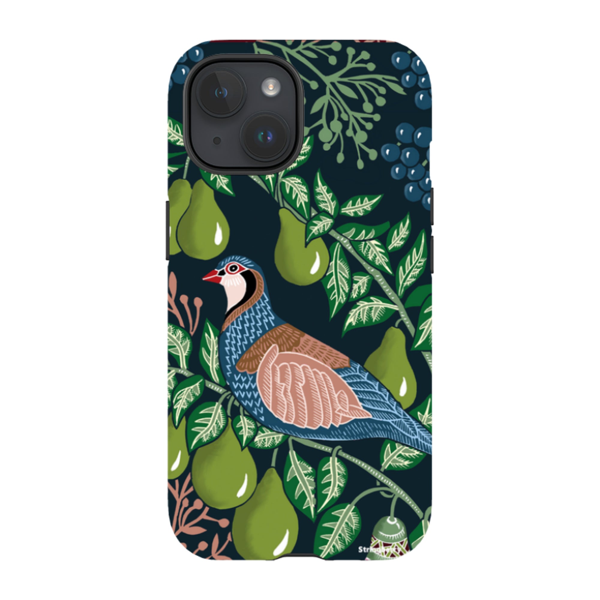 iPhone Tough Case - Partridge In Pear Tree By Kate Heiss