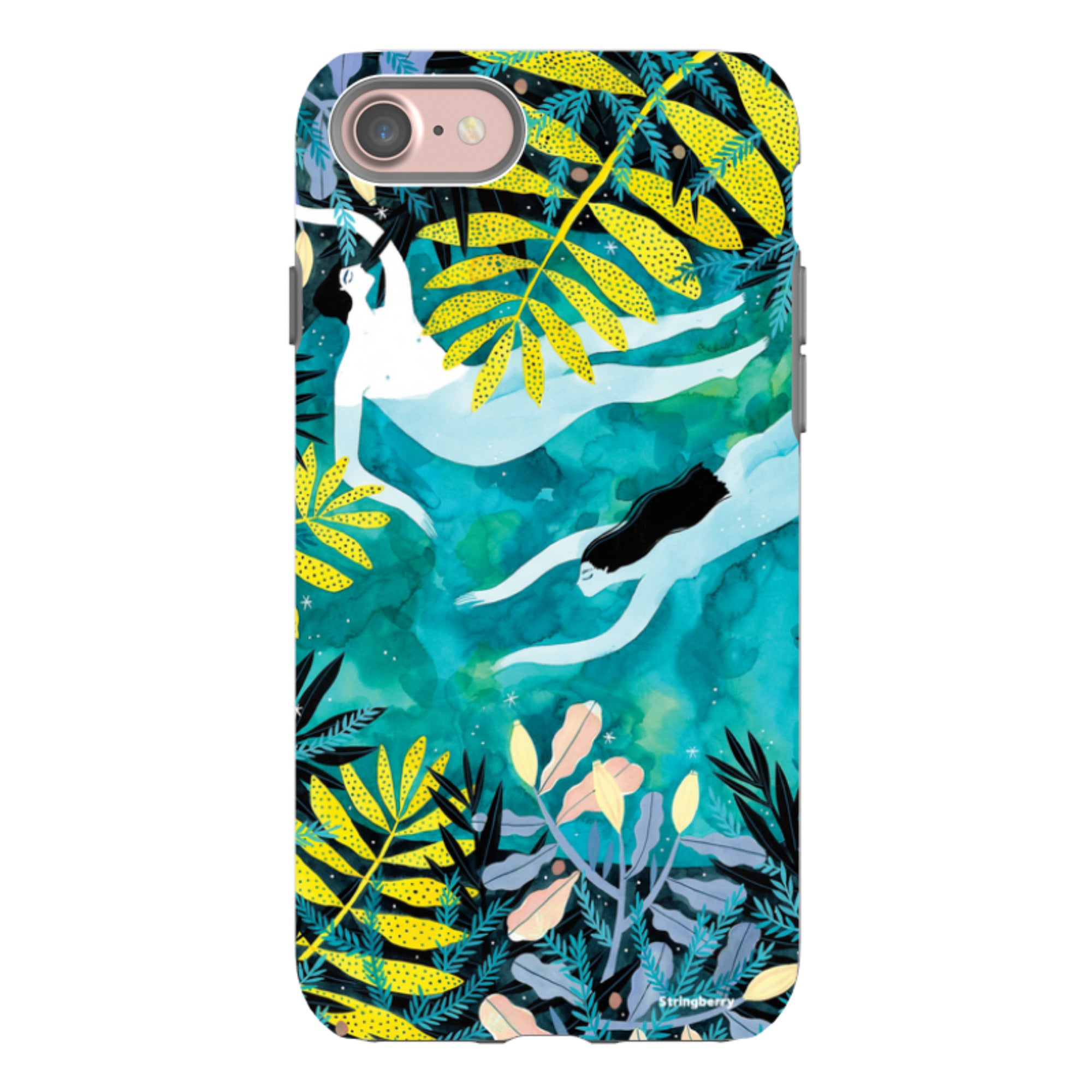 iPhone Tough Case - Night Swimming By Madalina Andronic