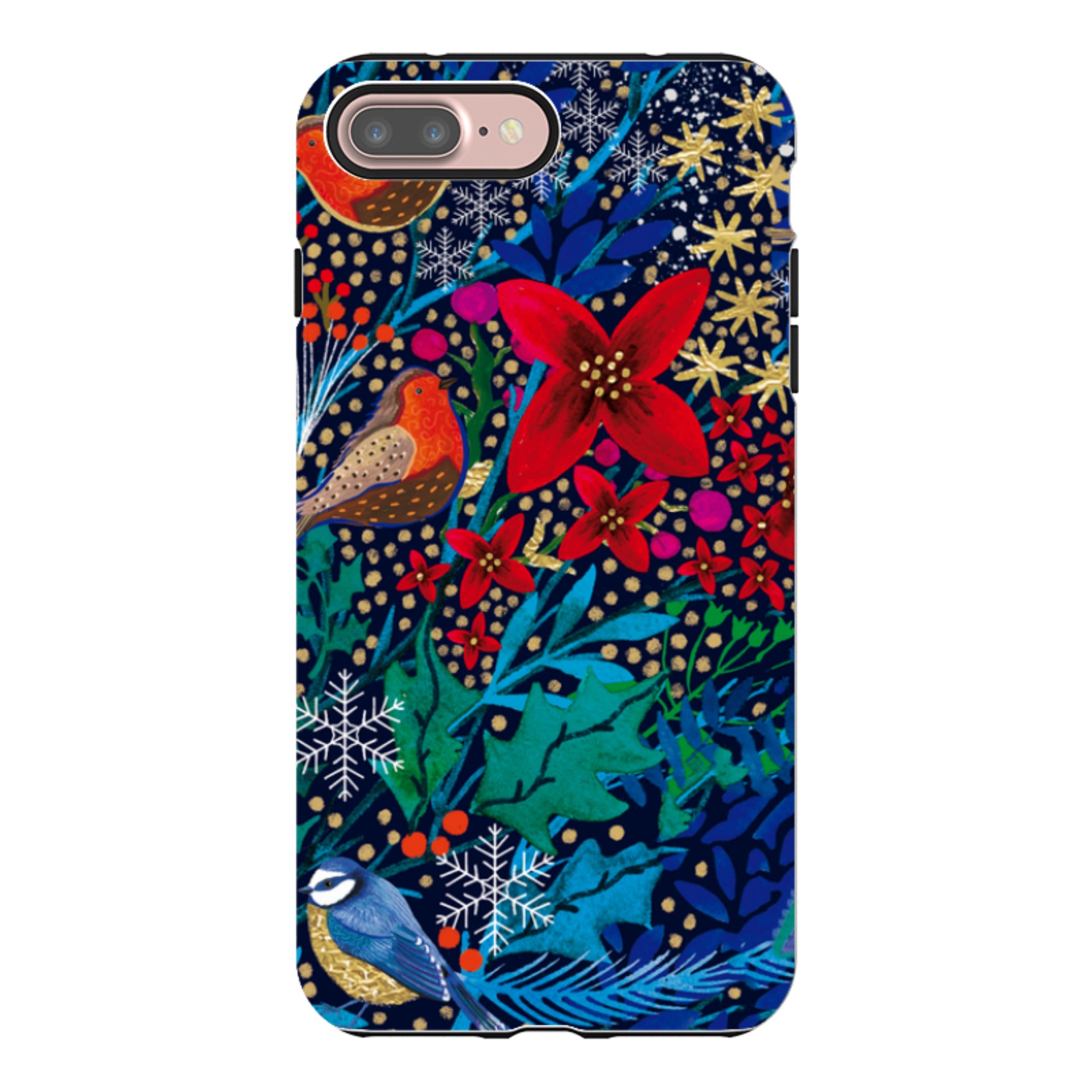 iPhone Tough Case - Xmas Robin II By Emma Frances Grant