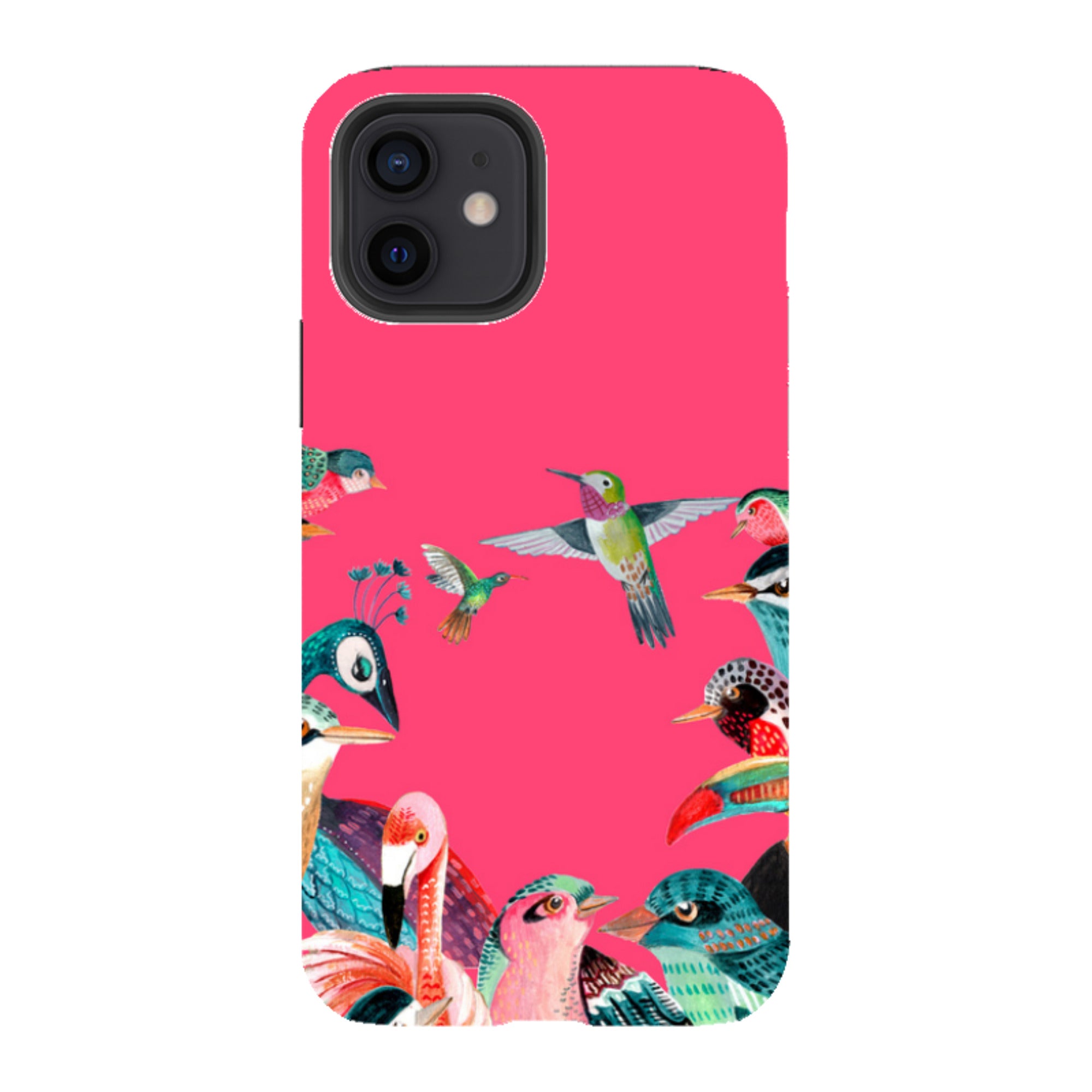 iPhone Tough Case - Pink Birds By Caroline Bonne Muller