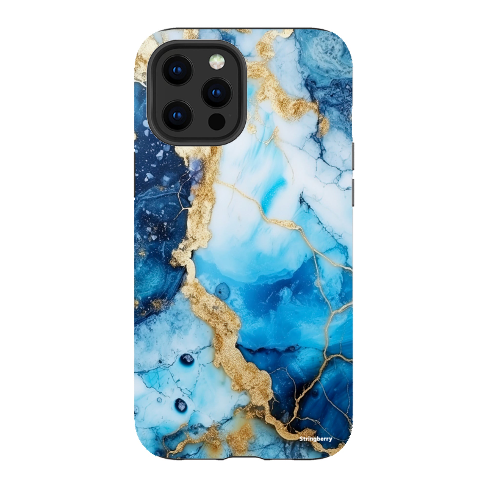 iPhone Tough Case - Blue Marbs