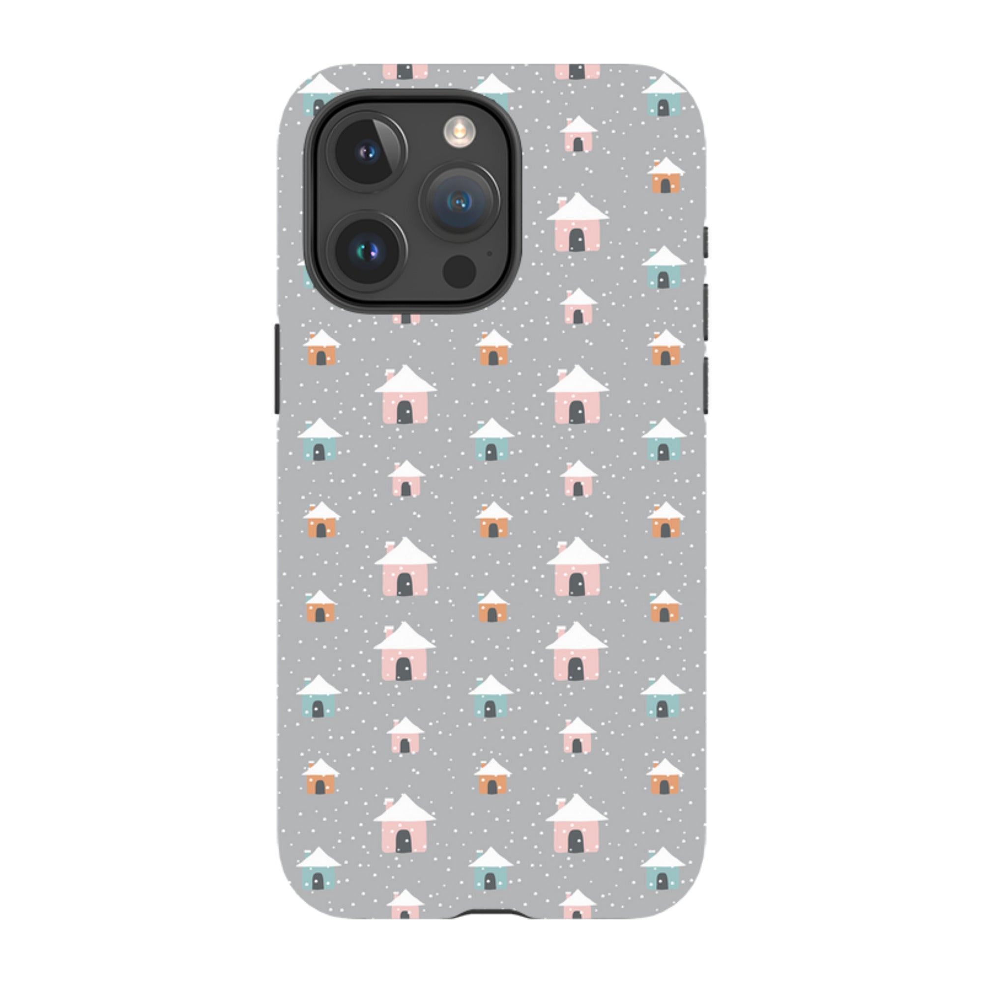 iPhone Tough Case - House Pattern