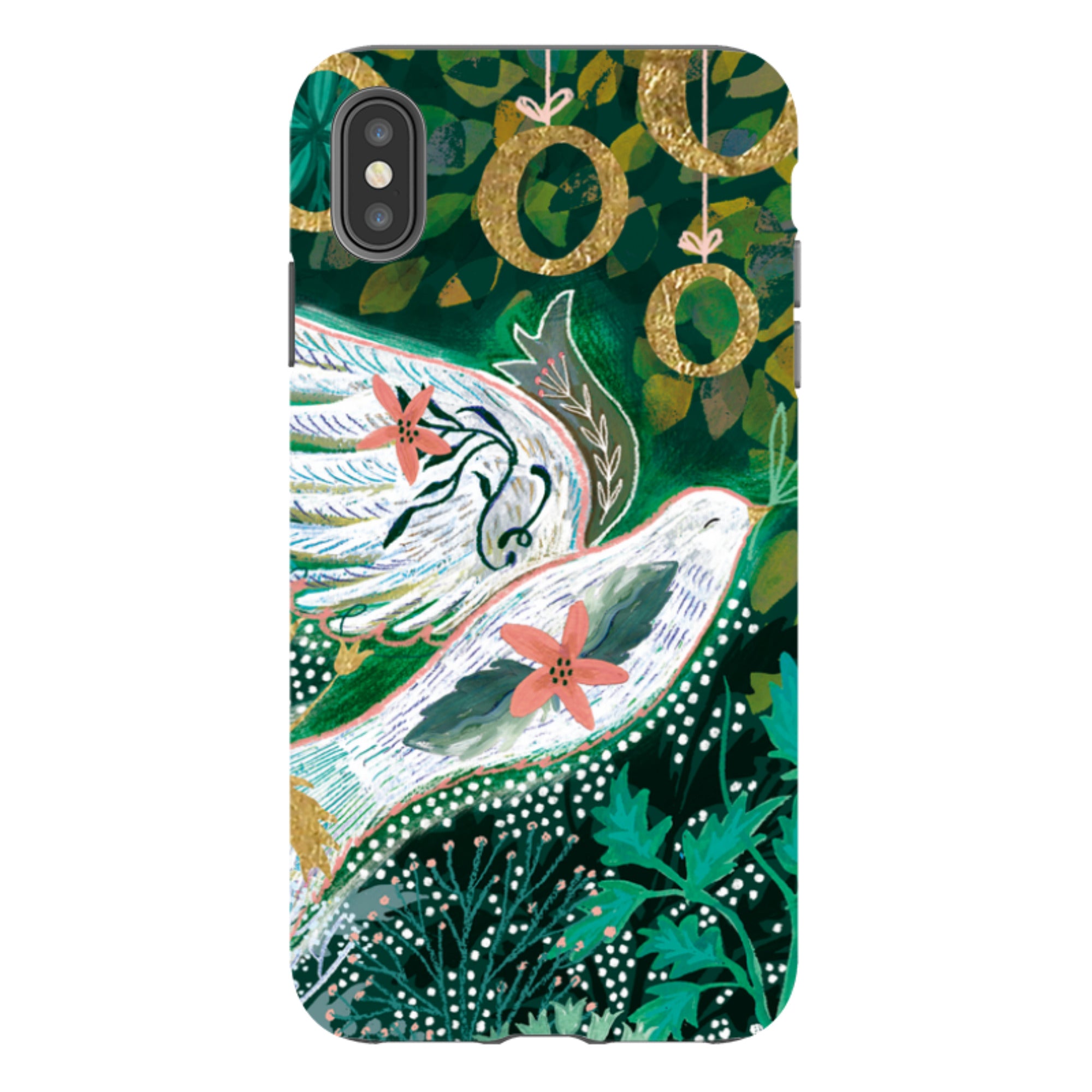 iPhone Tough Case - Gold Rings By Emma Frances Grant