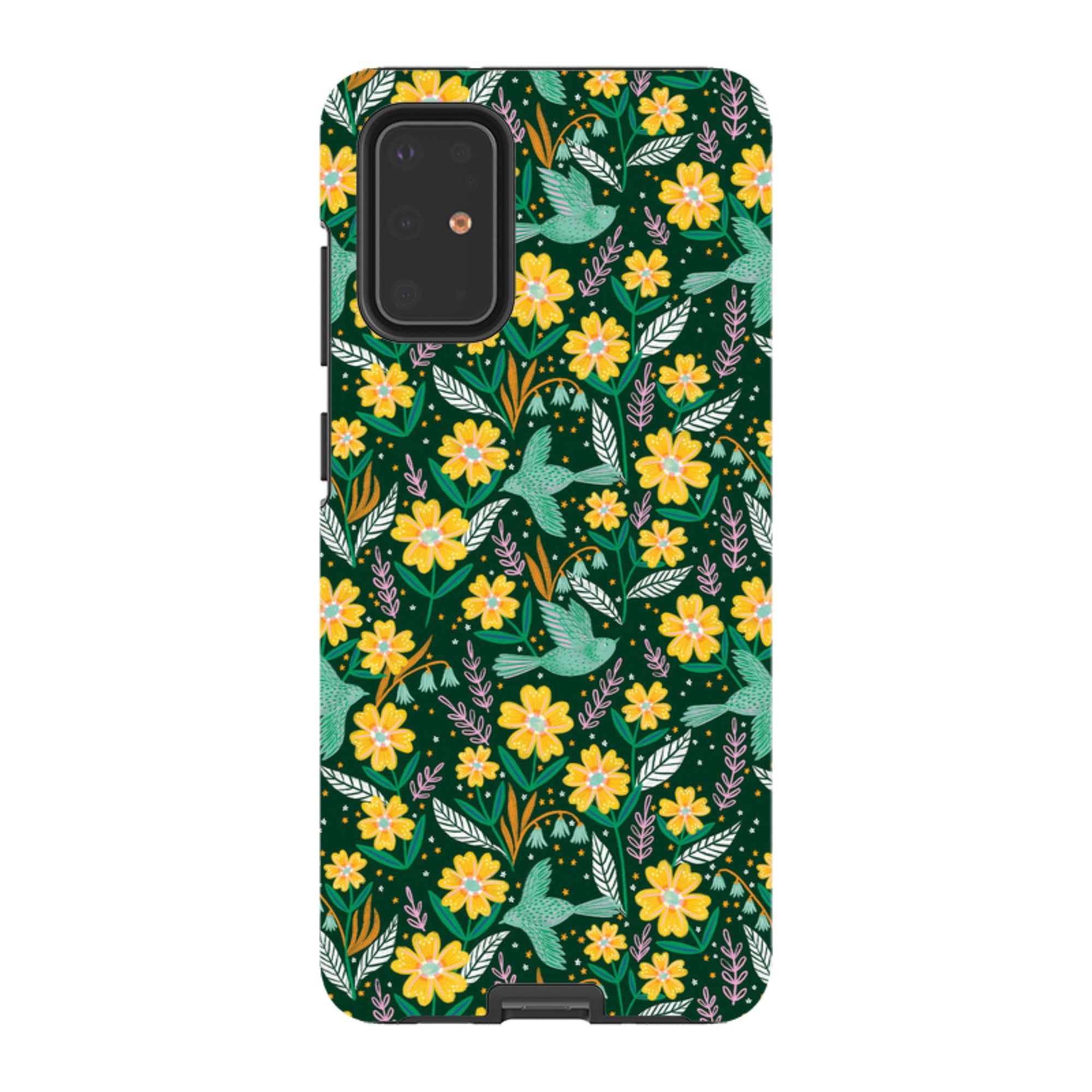Samsung Tough Case - Sweet Birds Green By Lee Foster Wilson