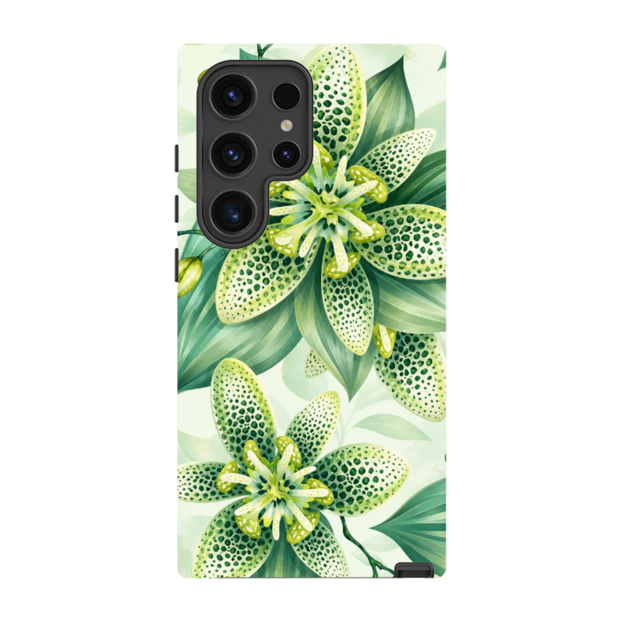 Samsung Tough Case - Sage Green Lily