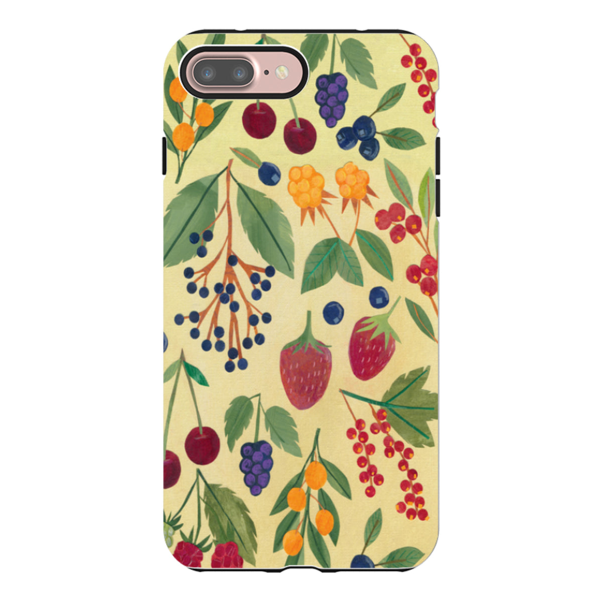 iPhone Tough Case - Forest Fruit By Tracey English