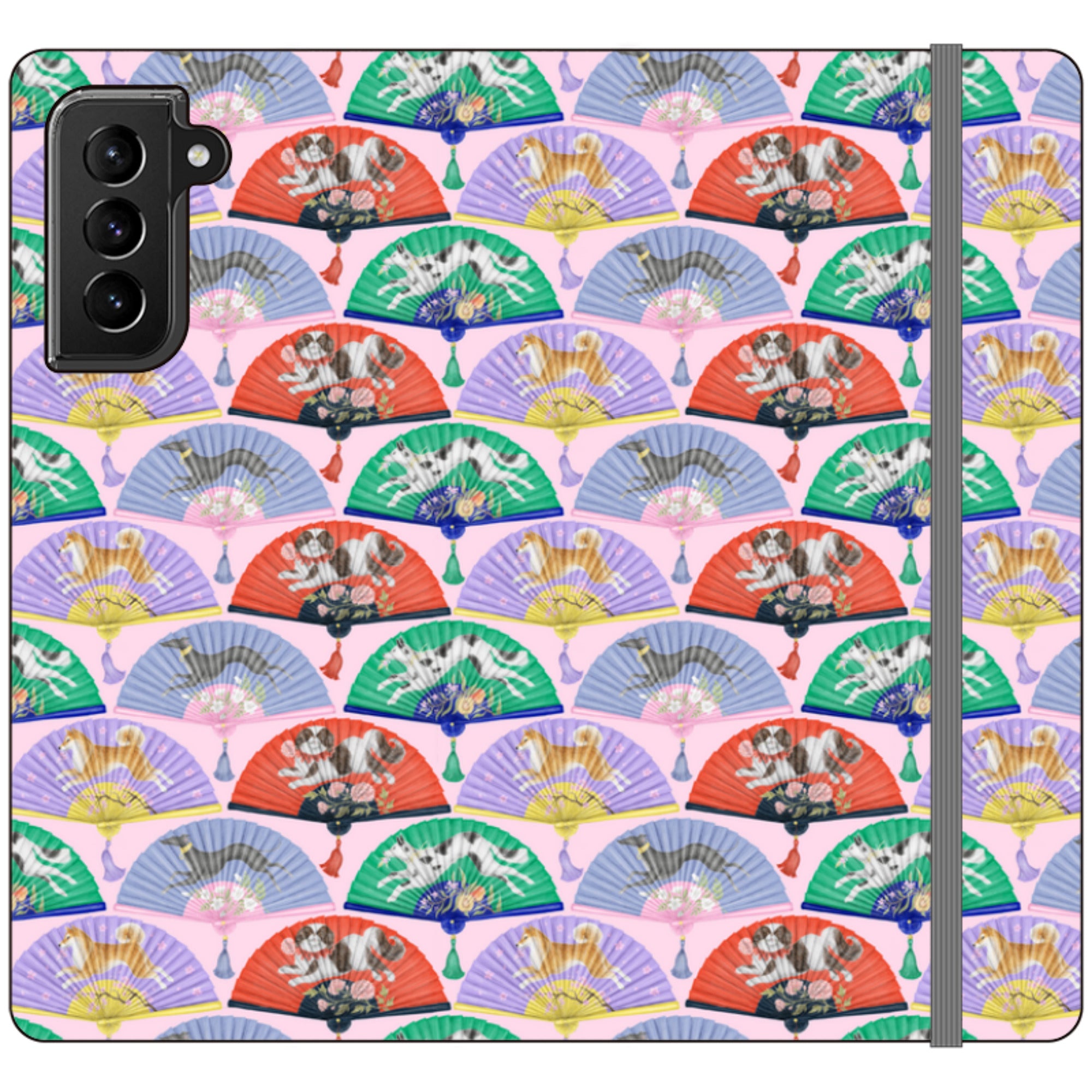 Dog Fan Wallet Case By Catherine Rowe