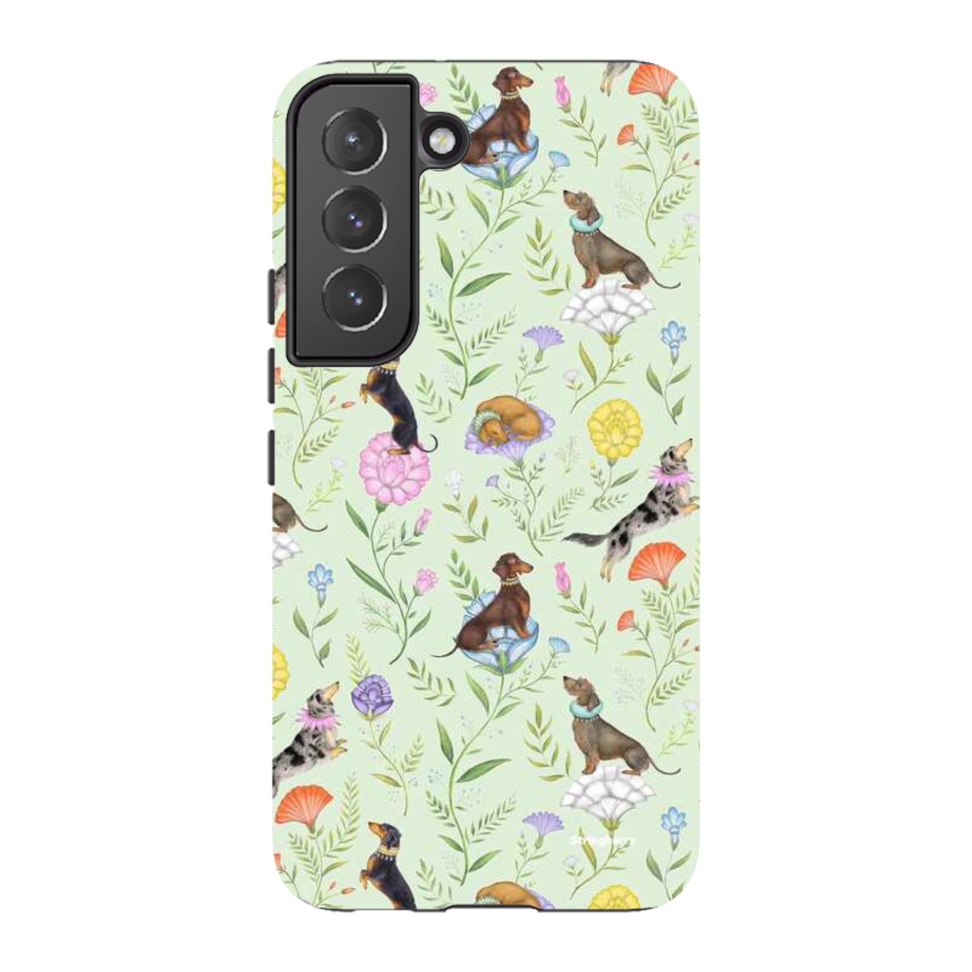 Samsung Tough Case - Doxy Day Afternoon Pistachio By Catherine Rowe