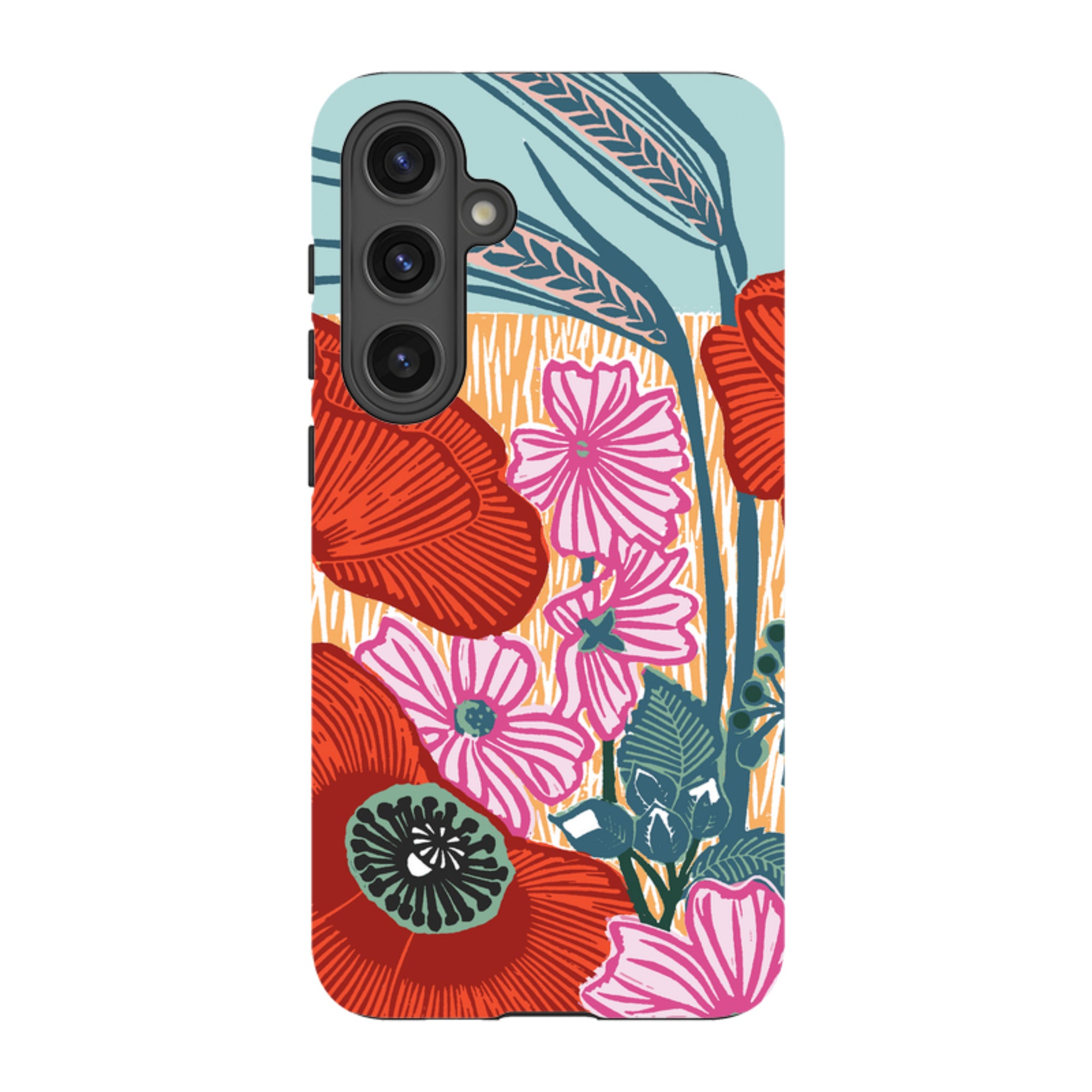 Samsung Tough Case - Wild Poppies By Kate Heiss