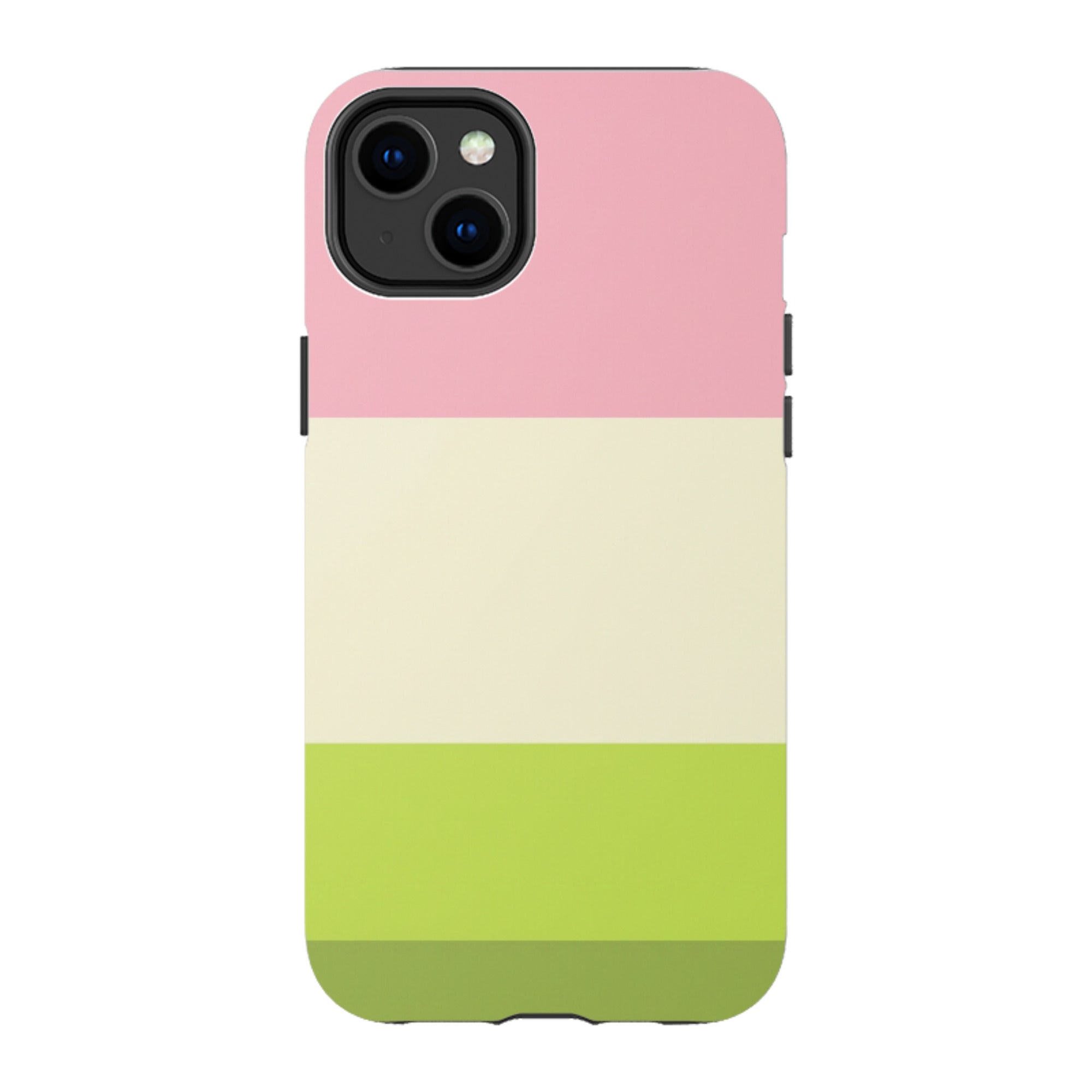 iPhone Tough Case - Pink & Sage Green