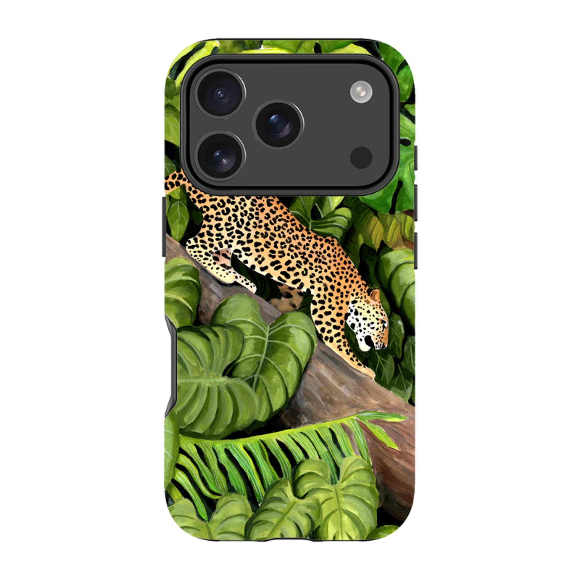 iPhone Tough Case - Leopard Poised By Bex Parkin