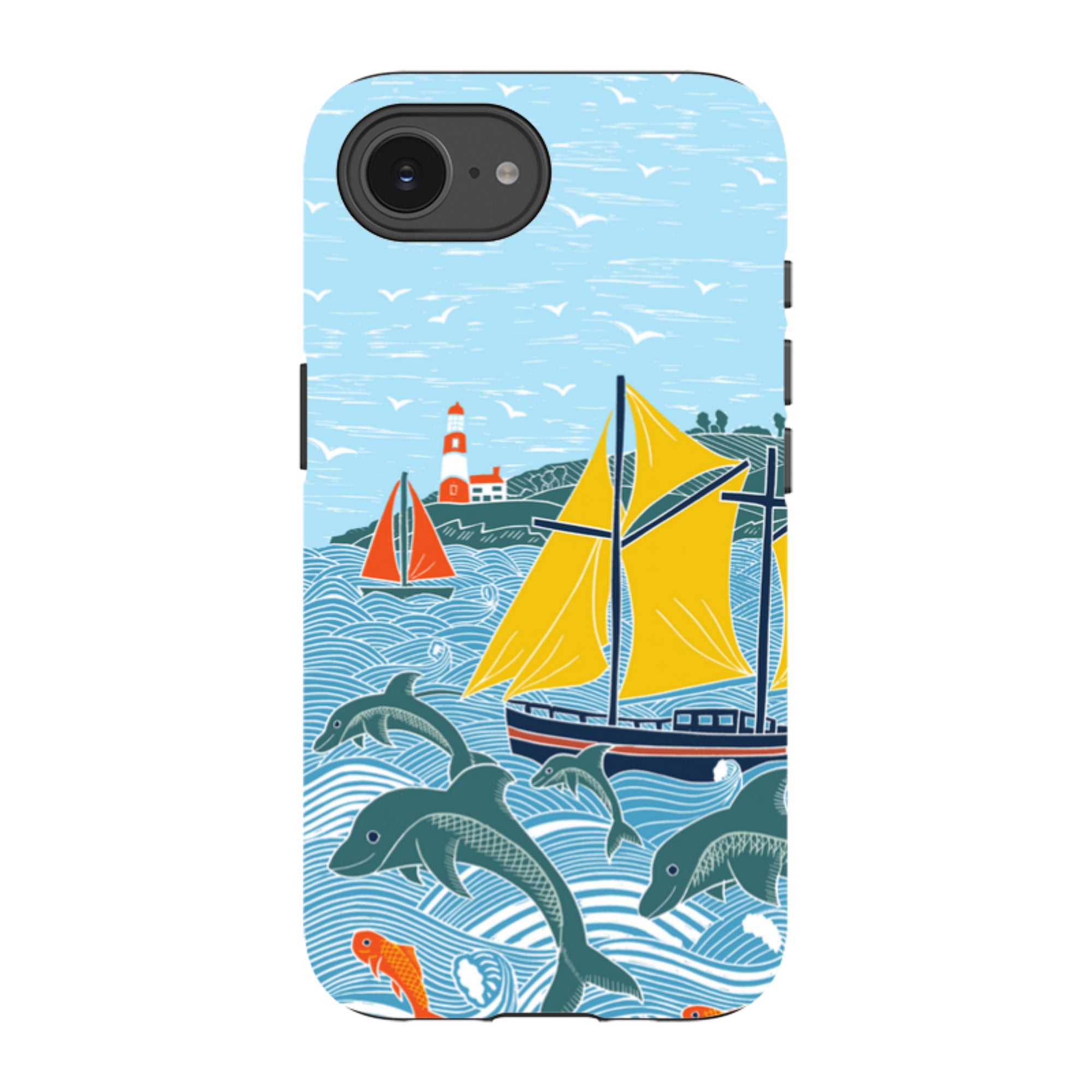 iPhone Case - Dolphins By Kate Heiss