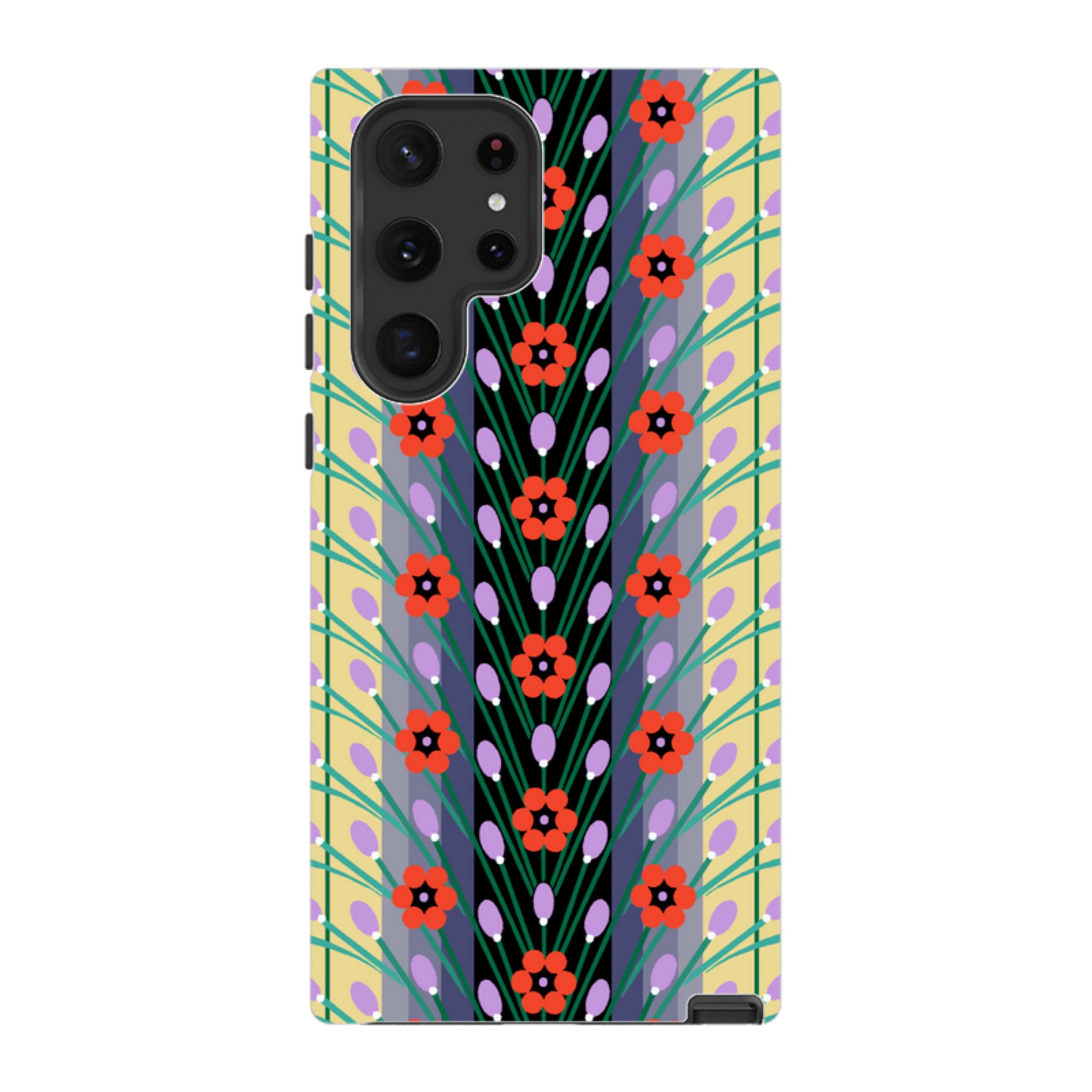 Samsung Tough  Case - Lavender Yellow By Cressida Bell