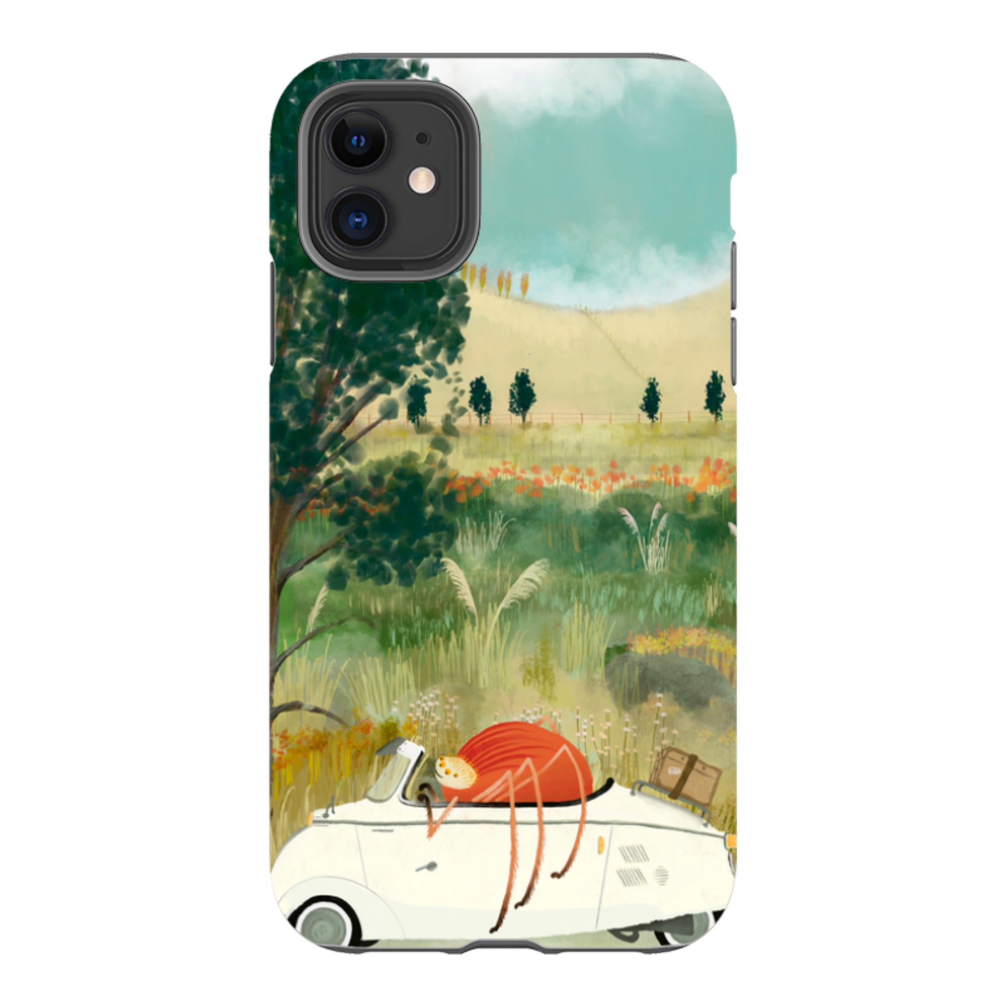 iPhone Tough Case - Happy Travels By Katherine Quinn