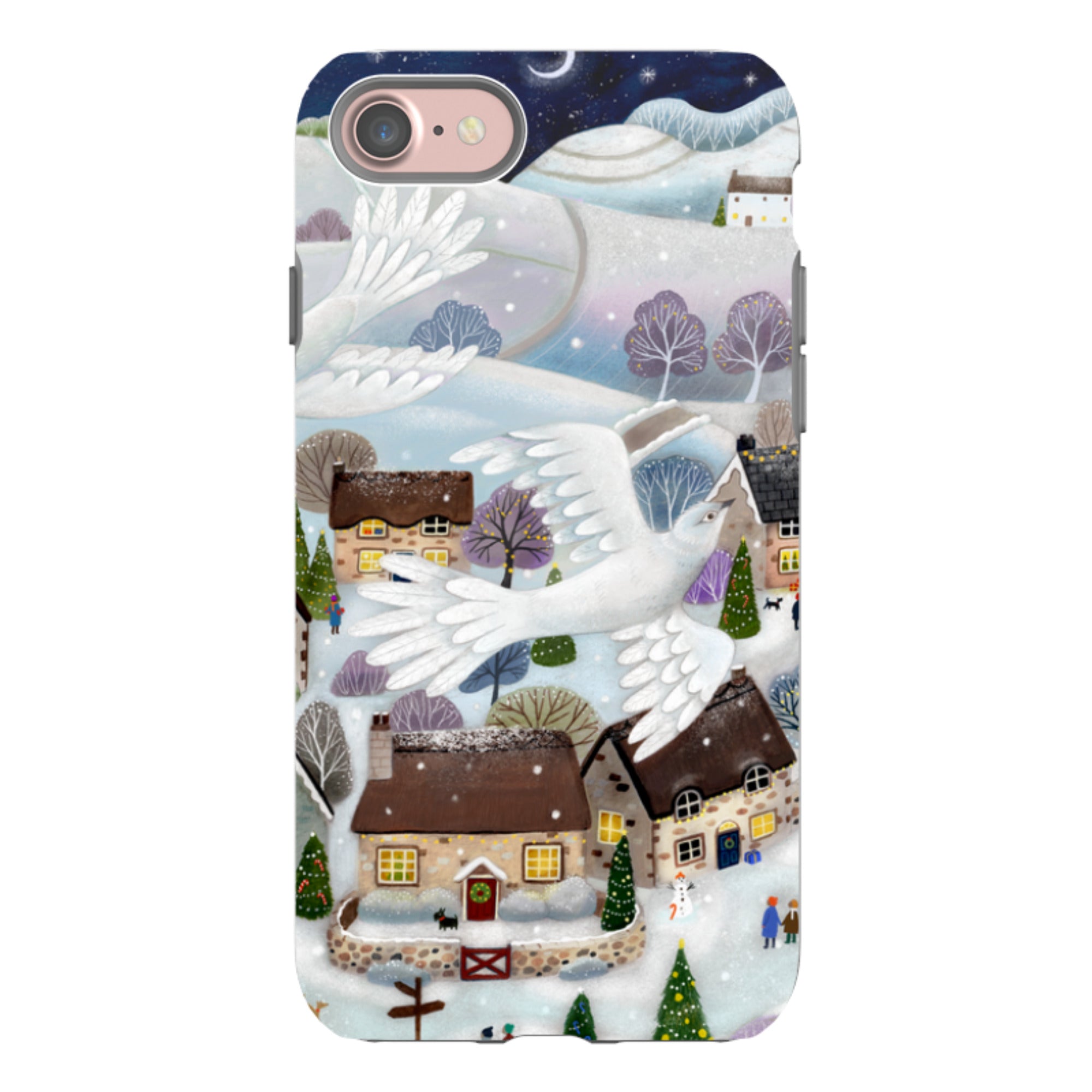 iPhone Tough Case - Advent Doves By Bex Parkin