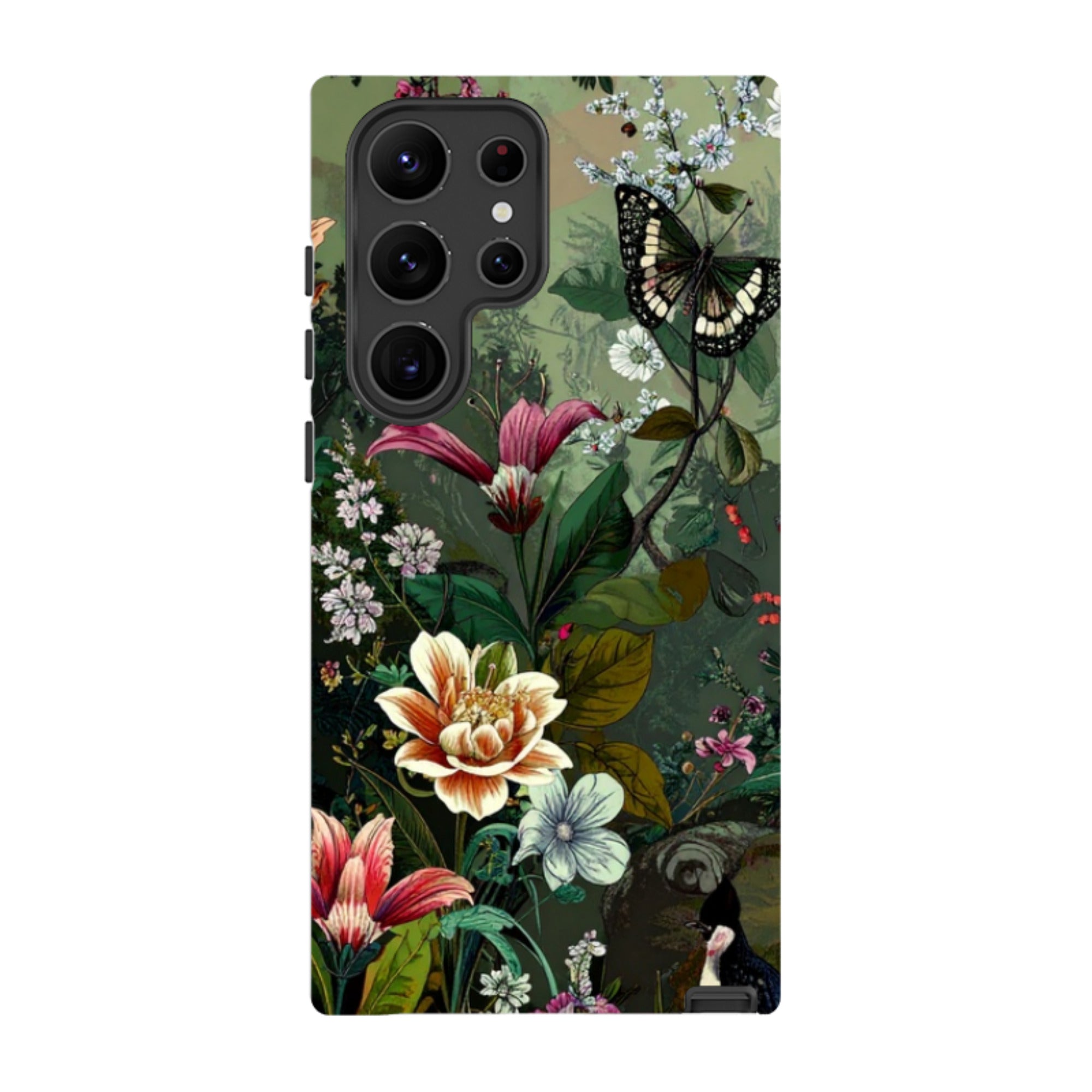 Samsung Tough Case - Green Vyne Butterfly