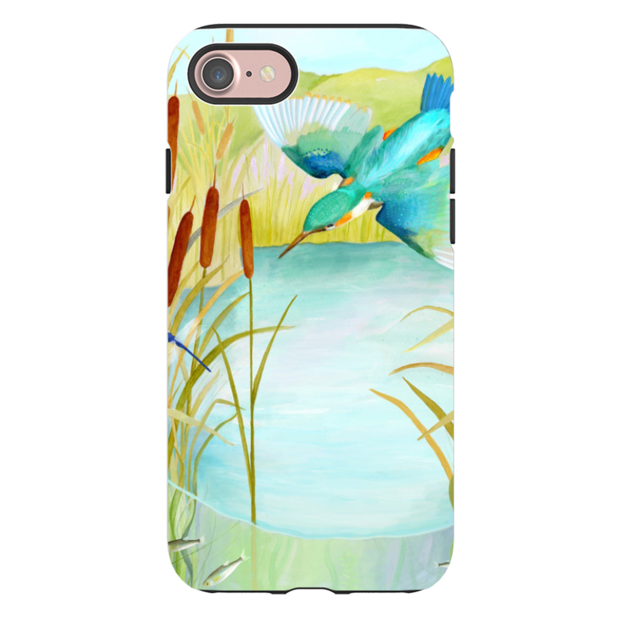 iPhone Tough Case - Kingfisher By Bex Parkin
