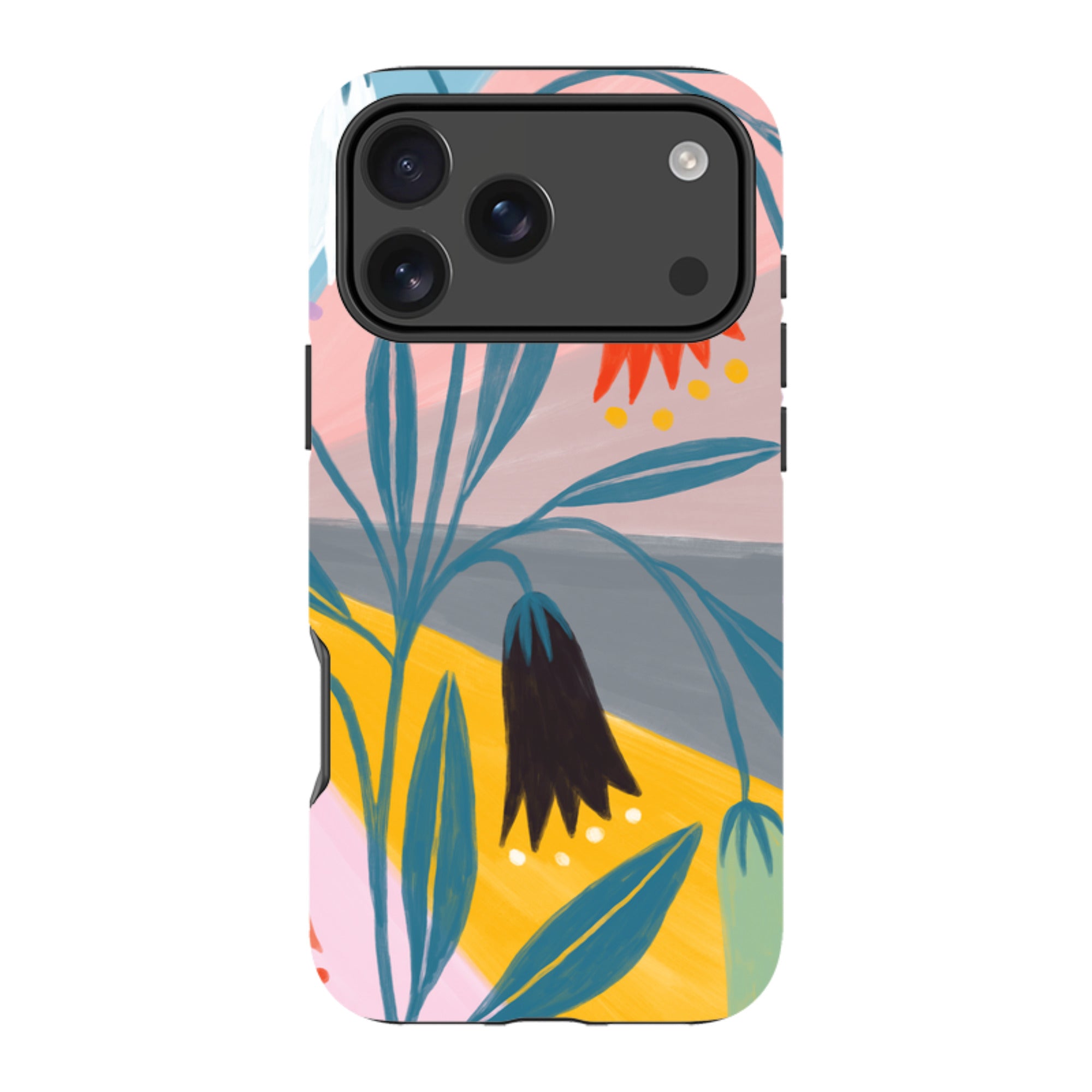 iPhone Tough Case - Bell Flowers By Lee Foster Wilson