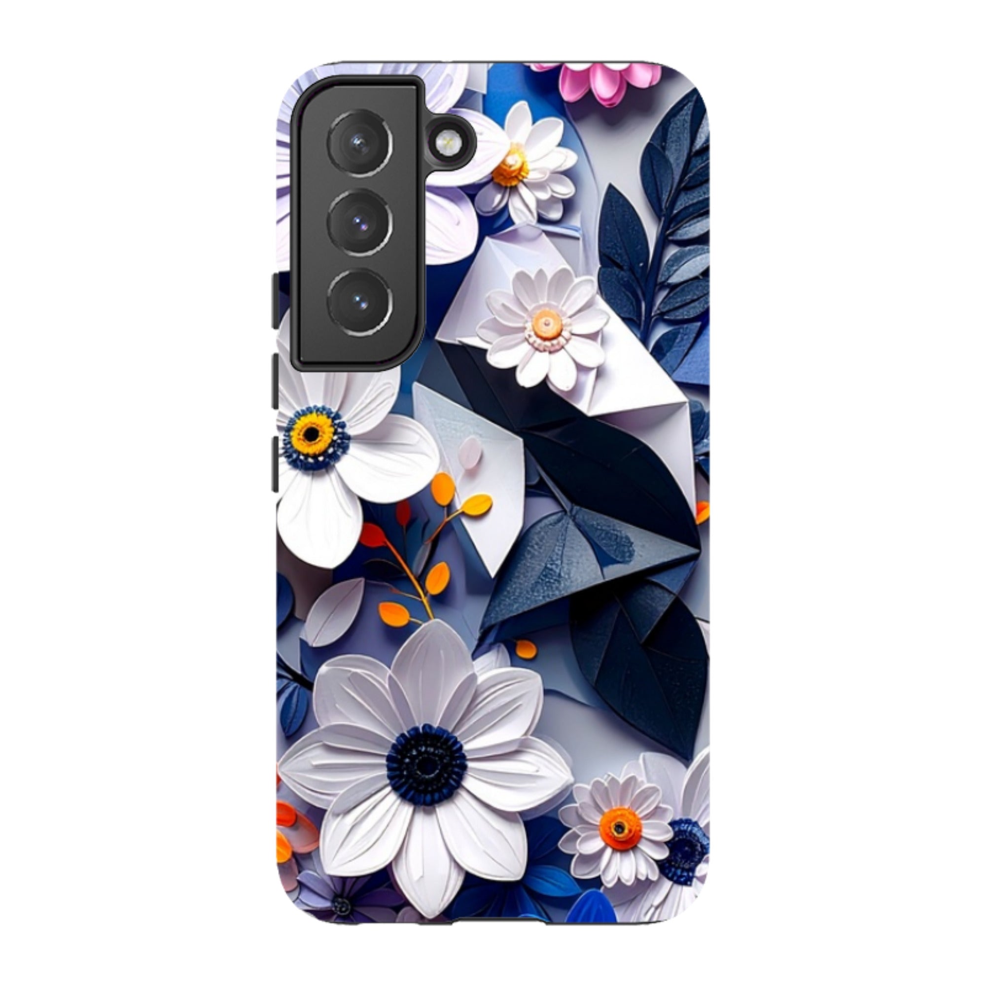 Samsung Tough Case - Summer Blue Florals