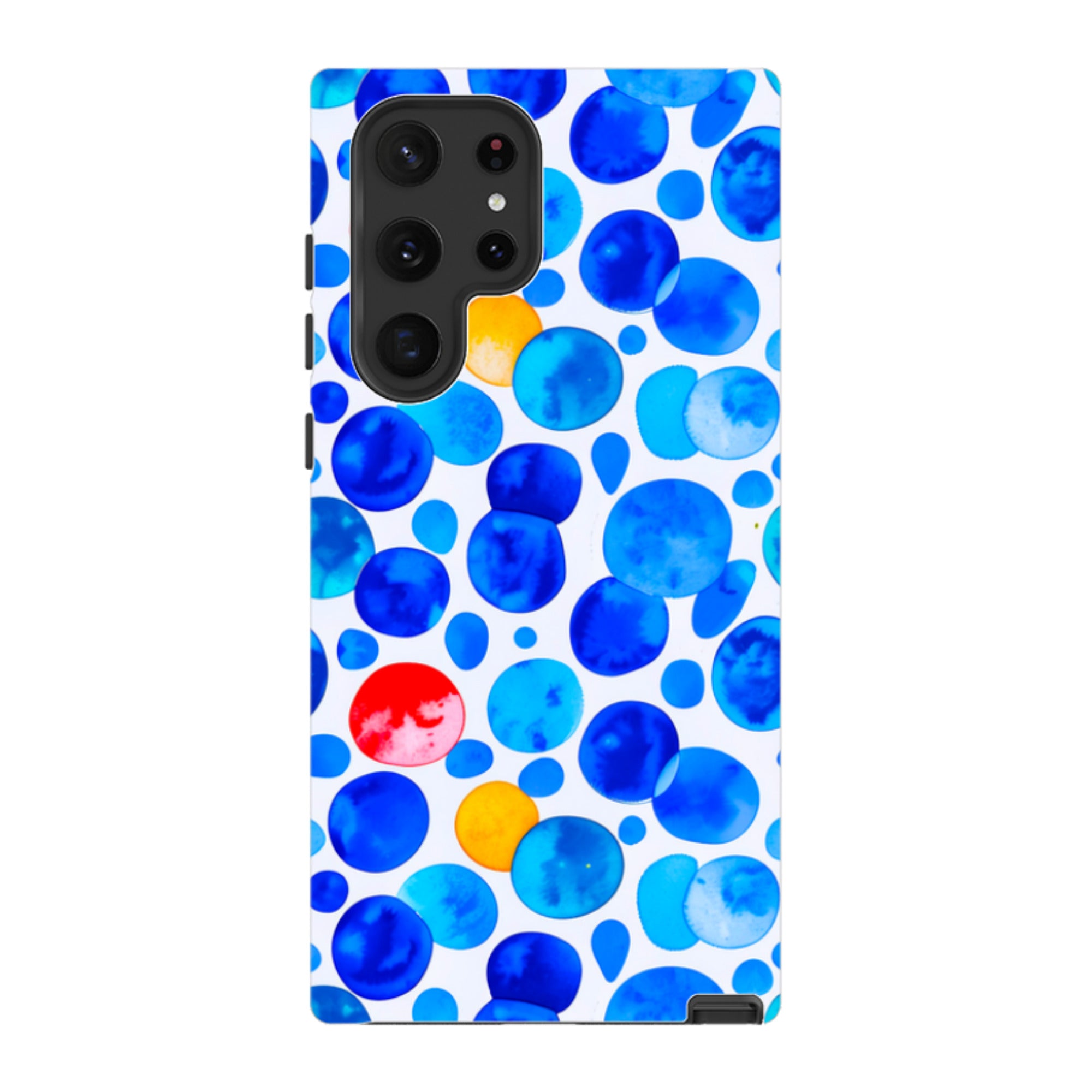 Samsung Tough  Case - Blue Moon Polka