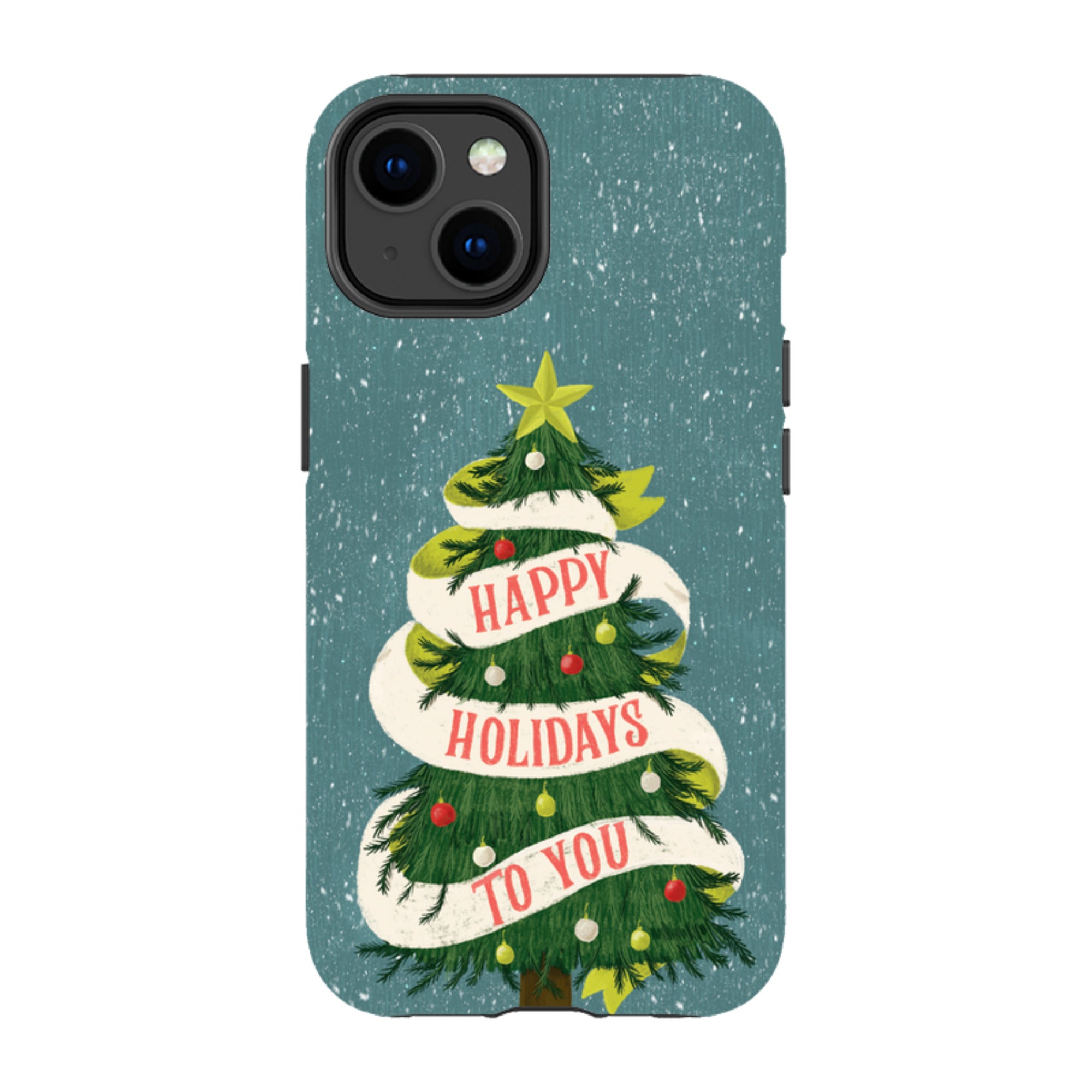 iPhone Tough Case - Happy Holidays By Abby Jacobs