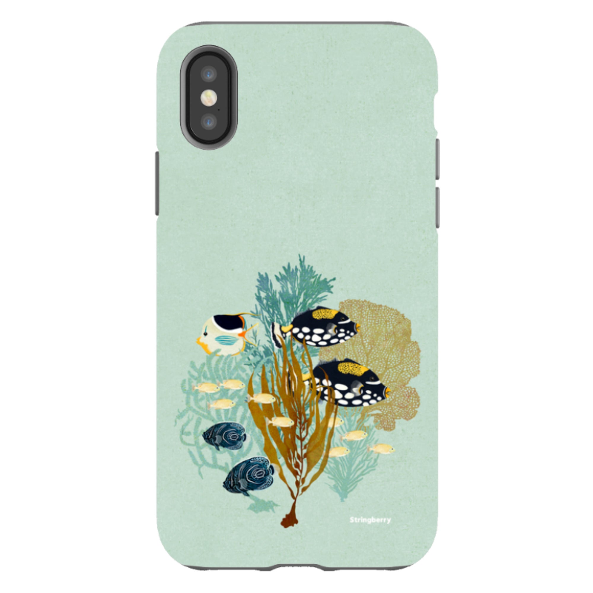 iPhone Tough Case - Fish Town By Katherine Quinn
