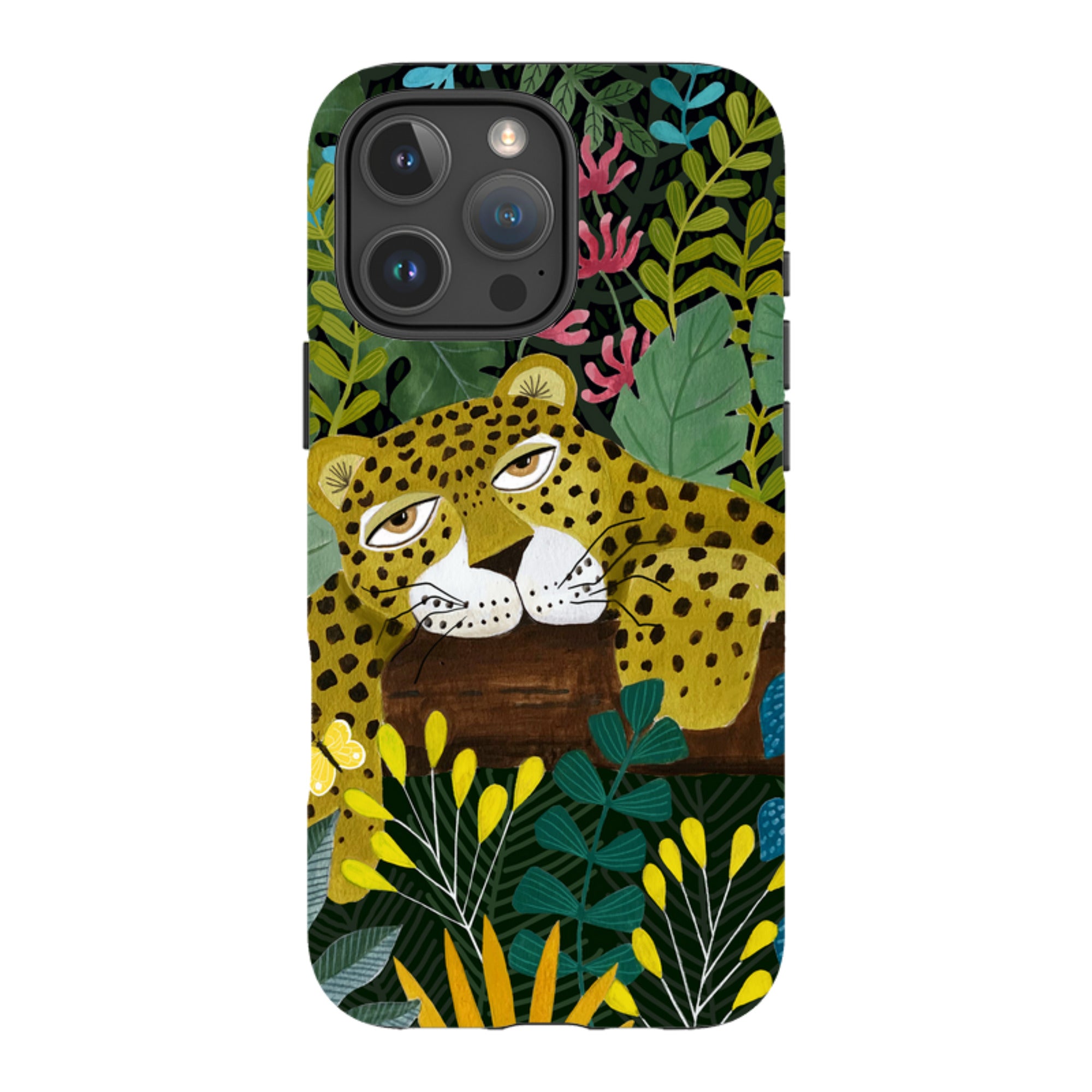 iPhone MagSafe Tough Case - Sleepy Leopard By Bex Parkin