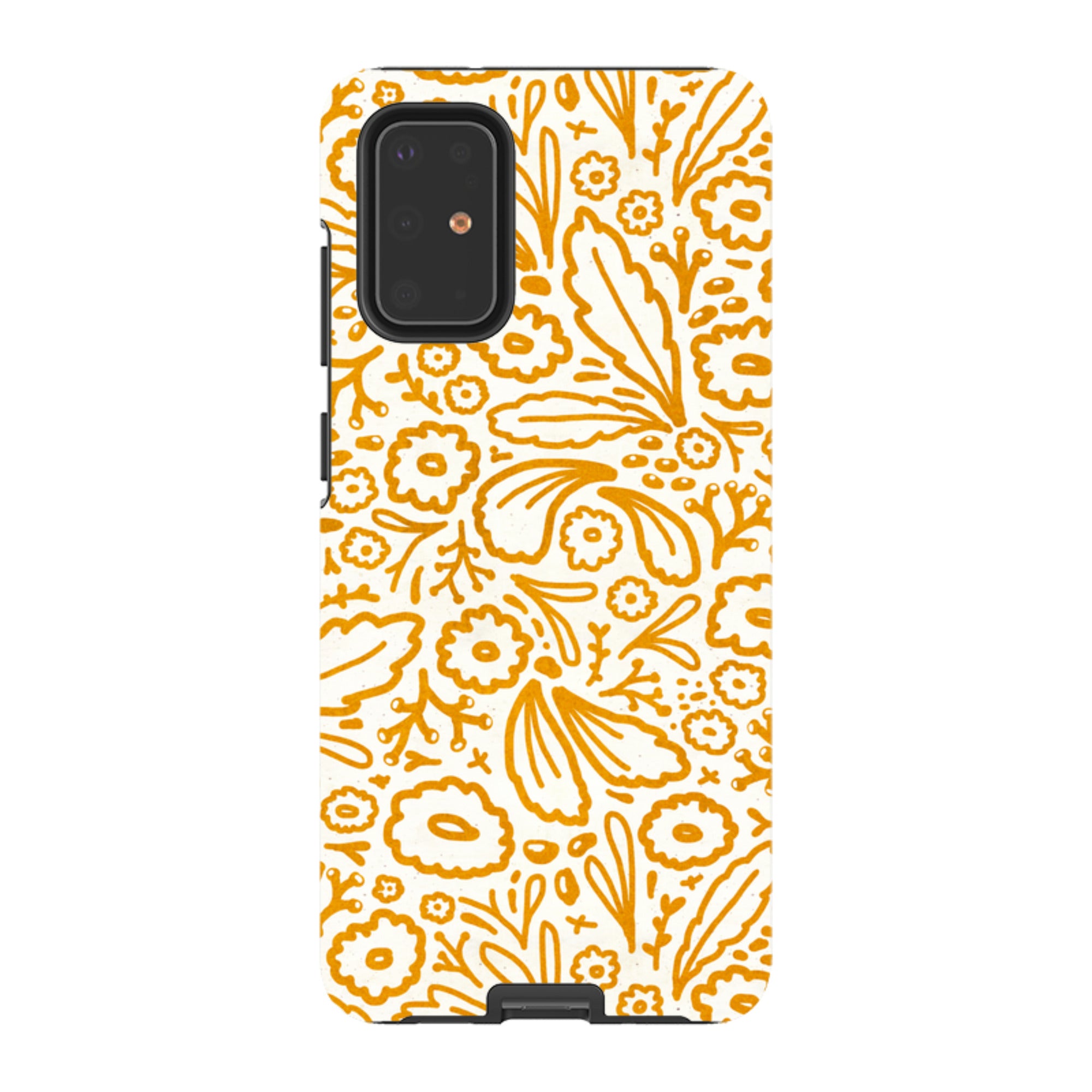 Samsung Tough Case - Wind Fall Mustard By Katherine Quinn