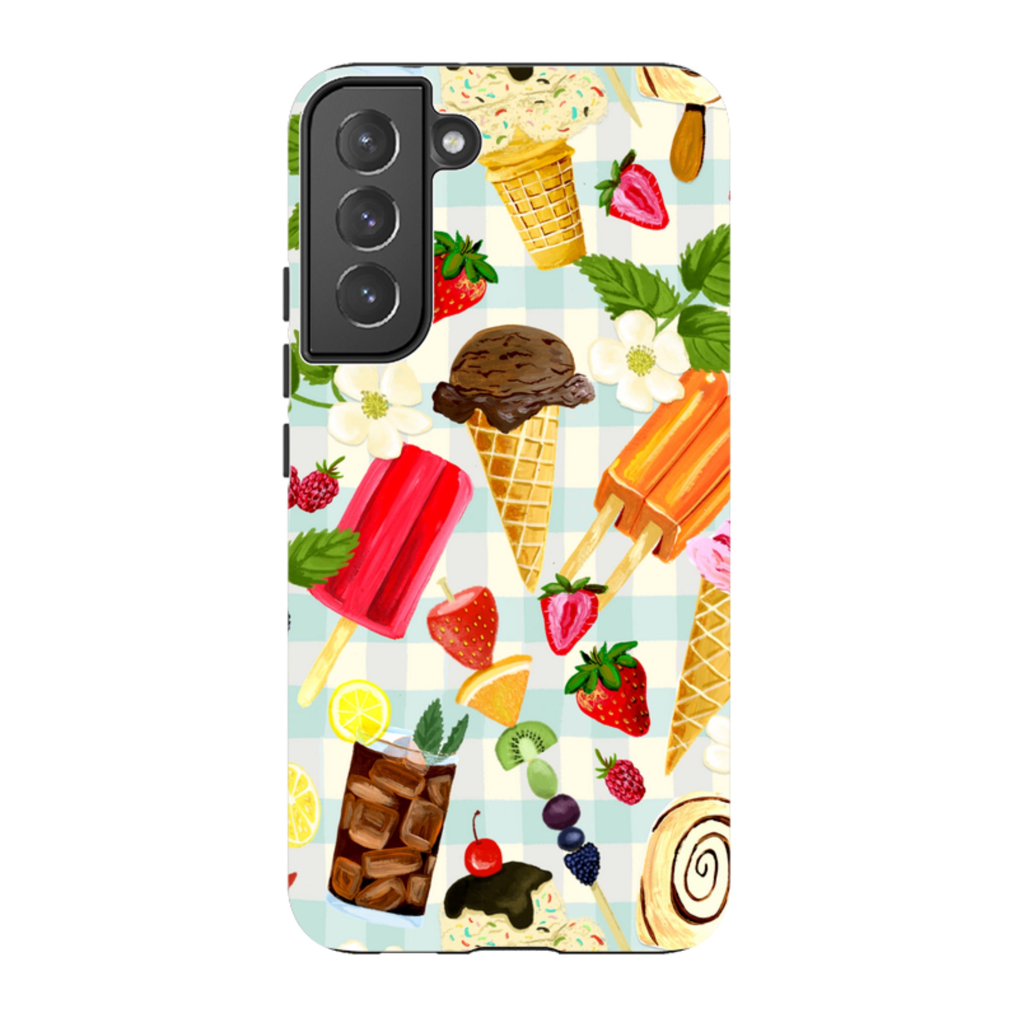 Samsung Tough Case - Ice Floral By Abby Jacobs