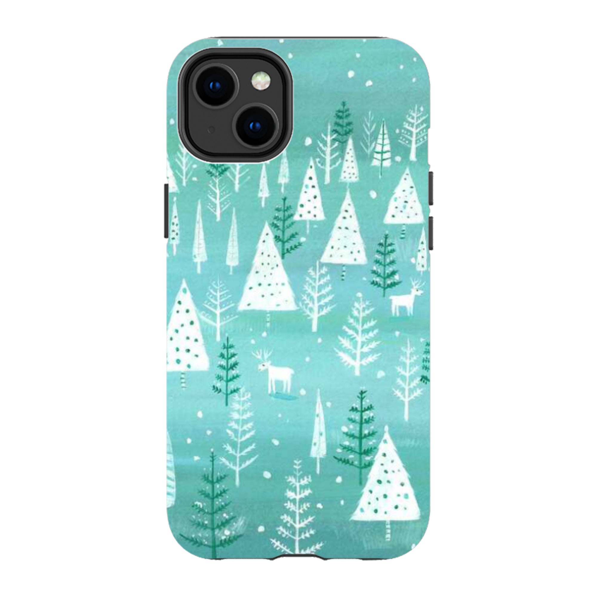 iPhone Tough Case - Teal Tundra By Mary Stubberfield