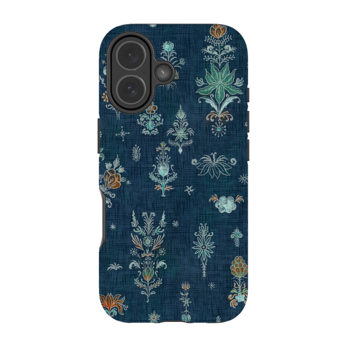 iPhone Tough Case - Jewel Spirit - Navy Rust By Katherine Quinn