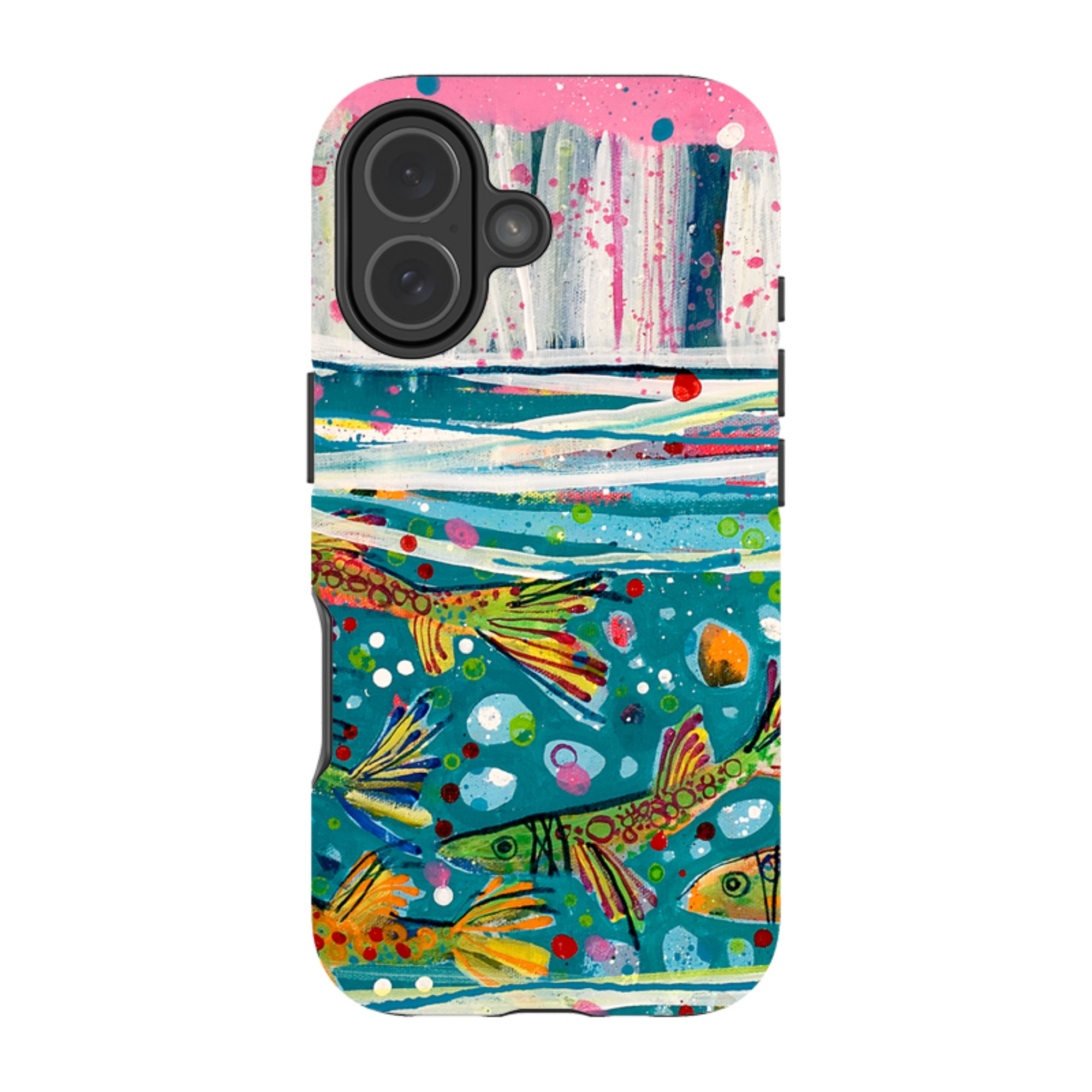 iPhone Tough Case - Something Fishy By Claire West