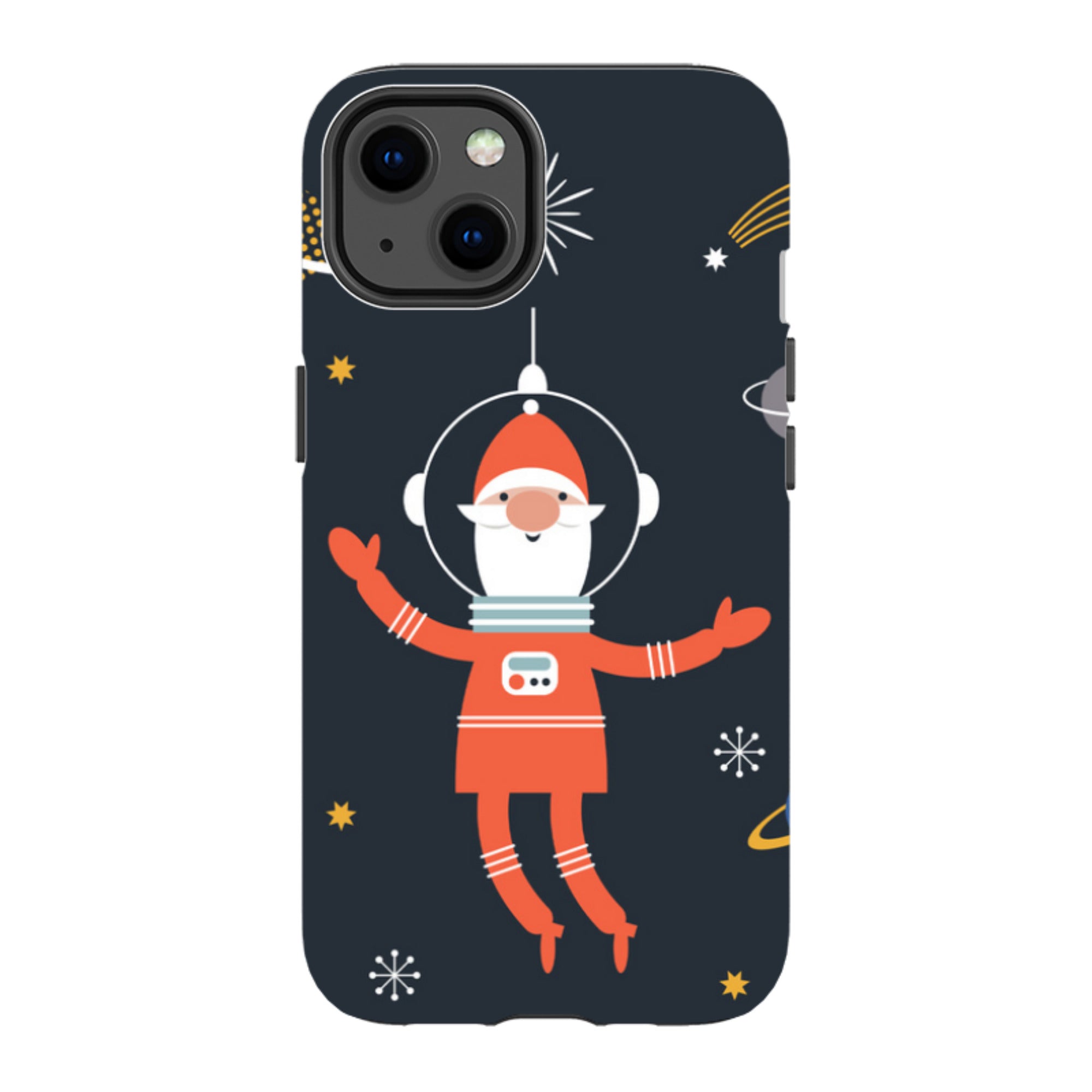 iPhone Tough Case - Cosmic Santa