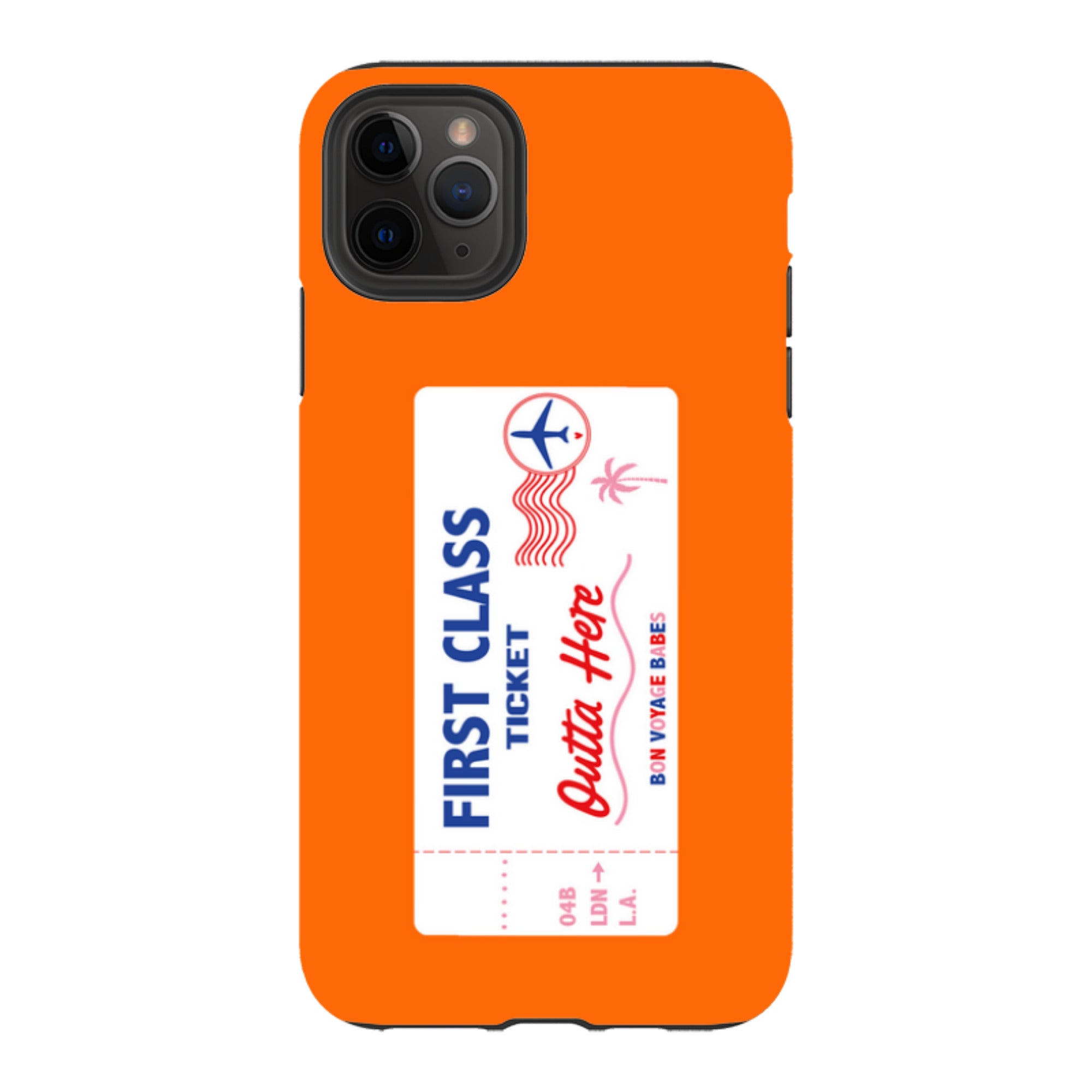 iPhone Tough Case - First Class Orange