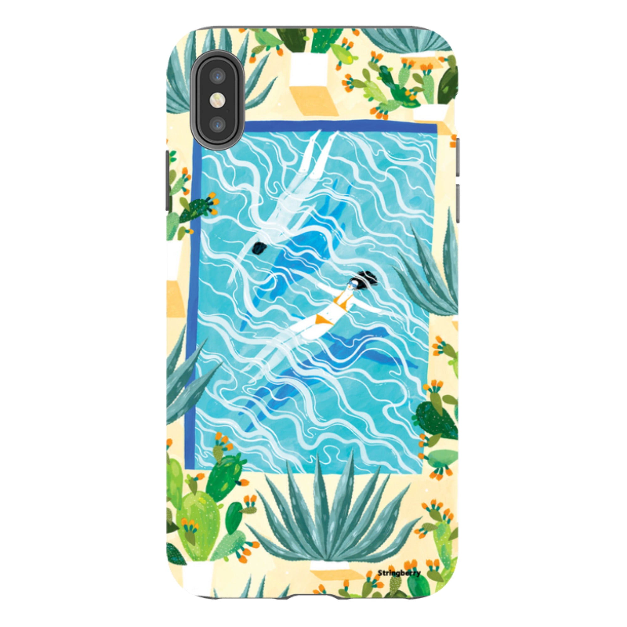 iPhone Tough Case - La Piscina By Madalina Andronic