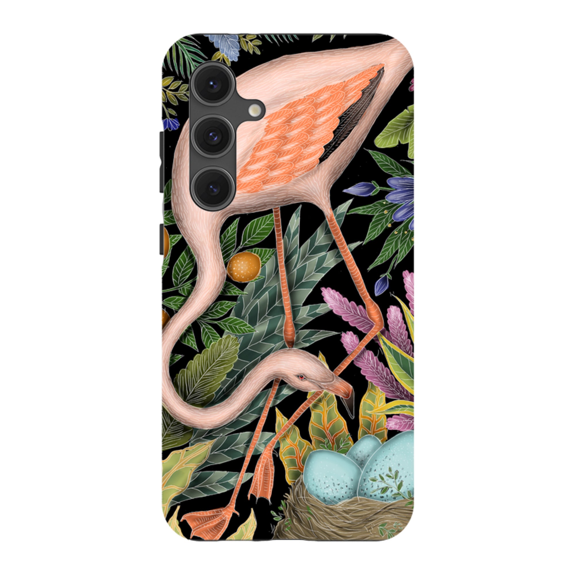 Samsung Tough Case - Flamingo By Catherine Rowe