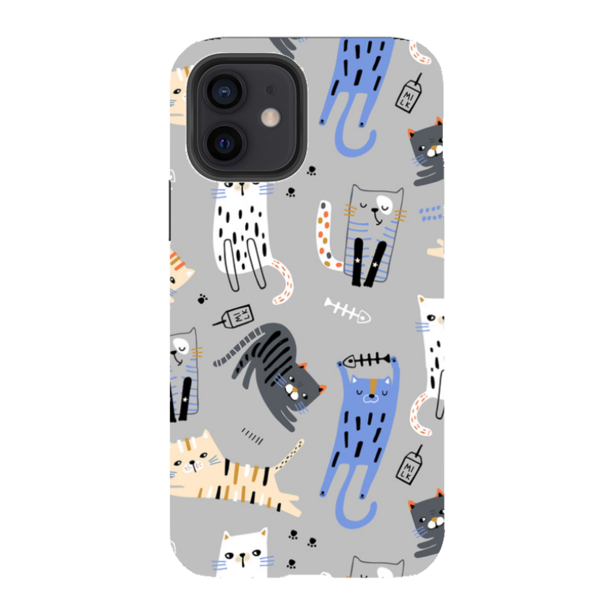 iPhone Tough Case - Cat And Bone