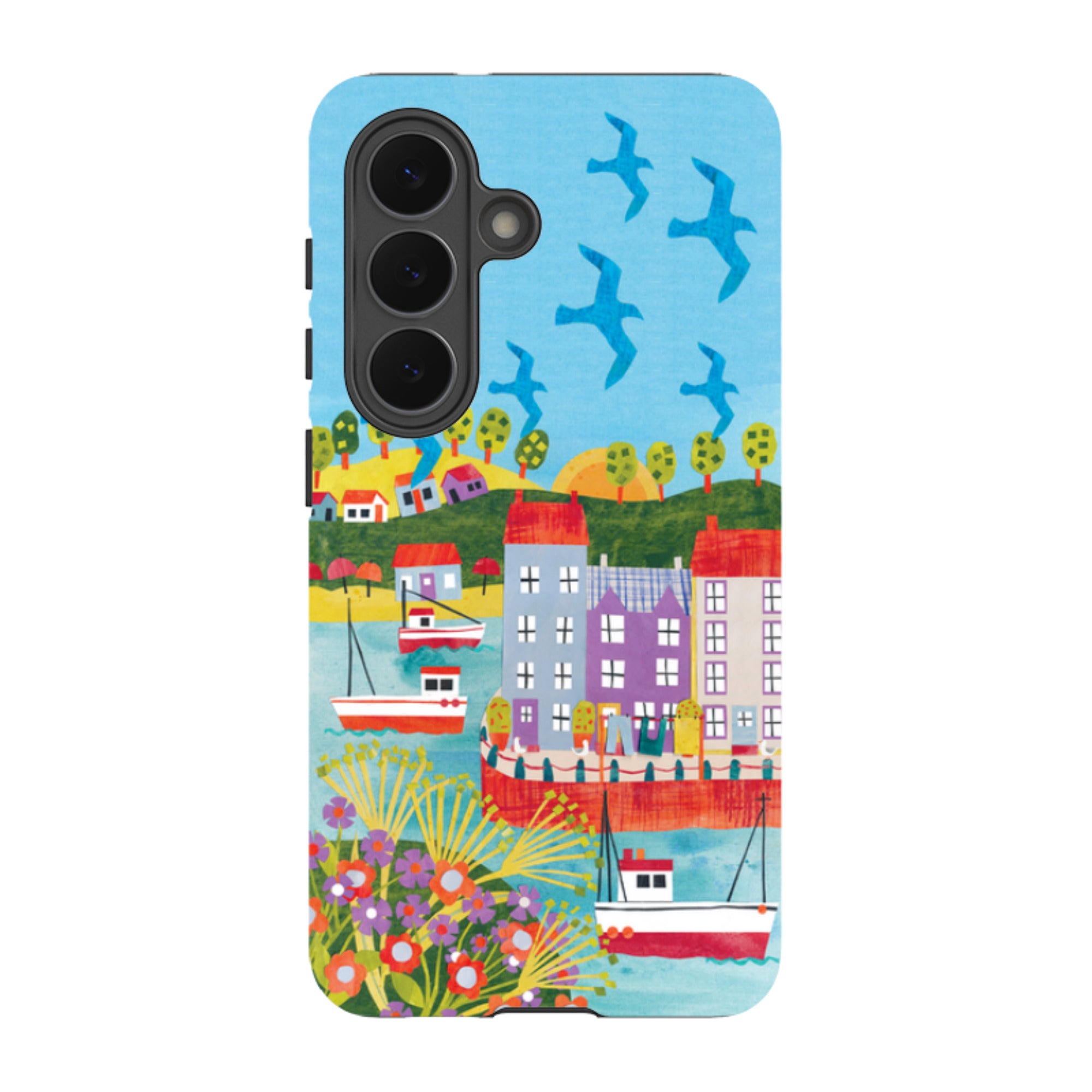 Samsung Tough  Case - Harbour Side By Tracey English