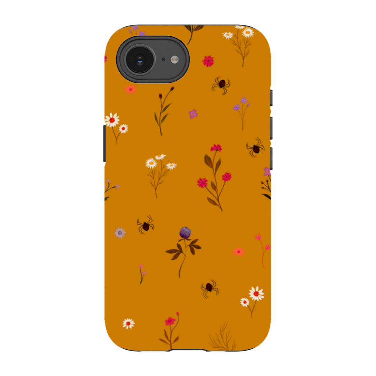iPhone Tough Case - Florals and Spiders - Spice By Katherine Quinn