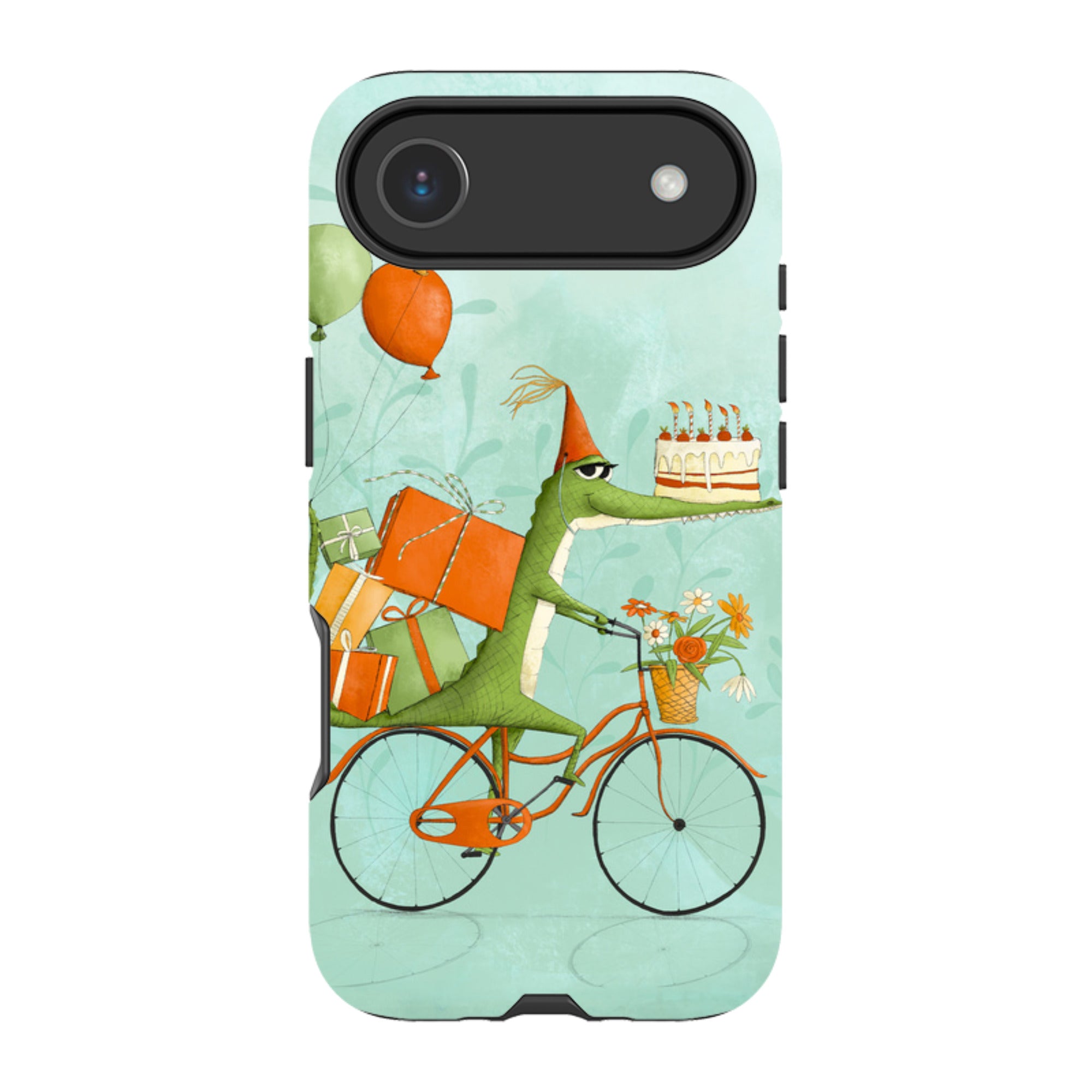 iPhone MagSafe Tough Case - Happy Croc By Maja Lindberg